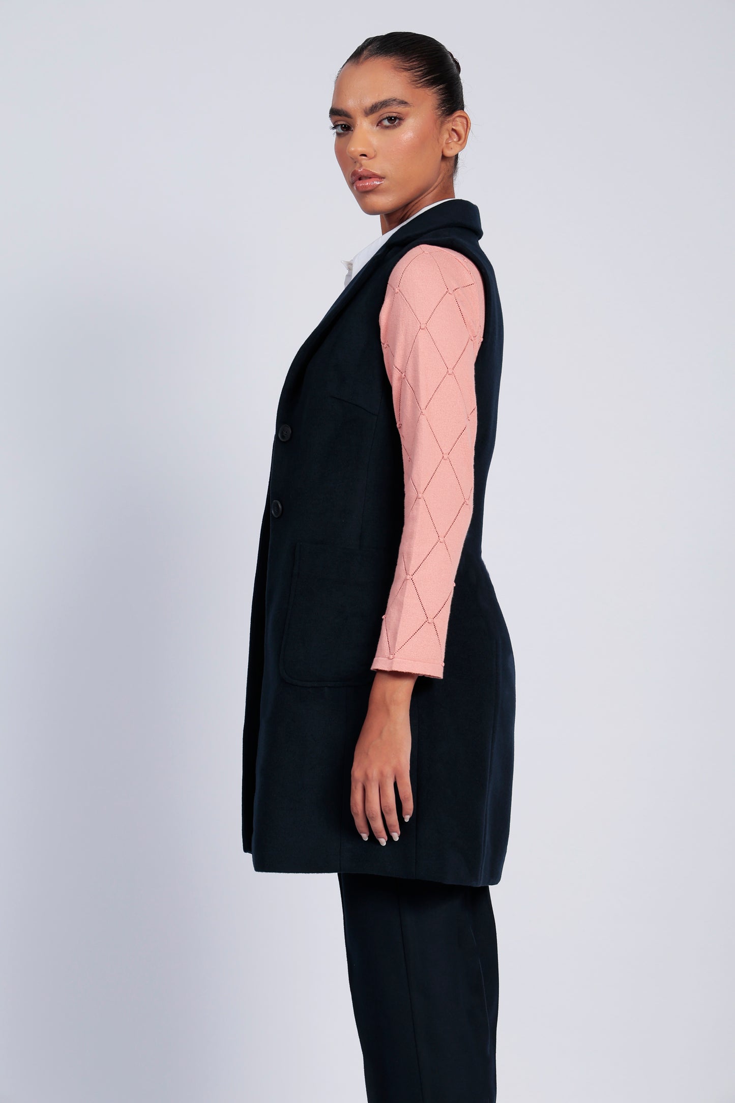 cashmere feel vest