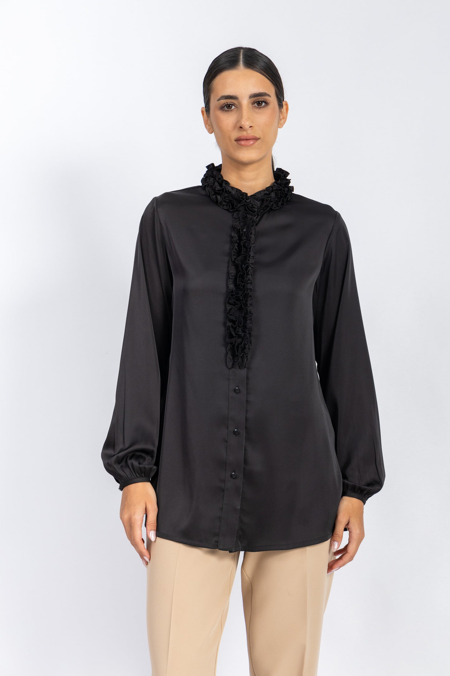 satin shirt