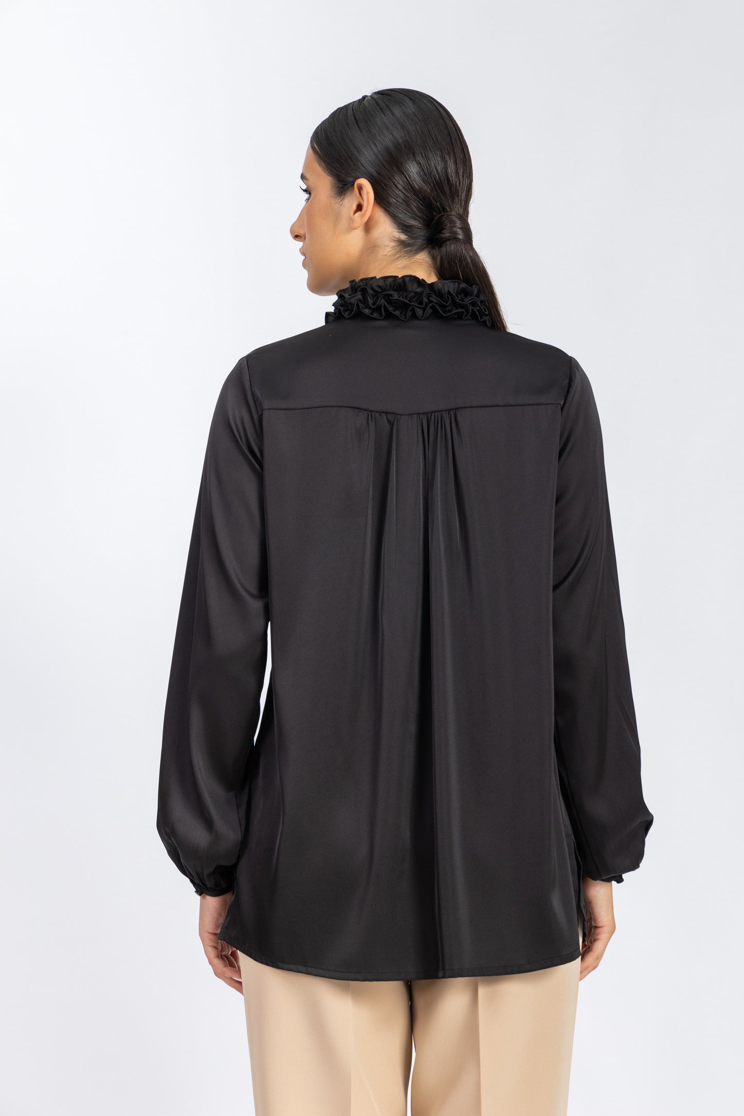 satin shirt