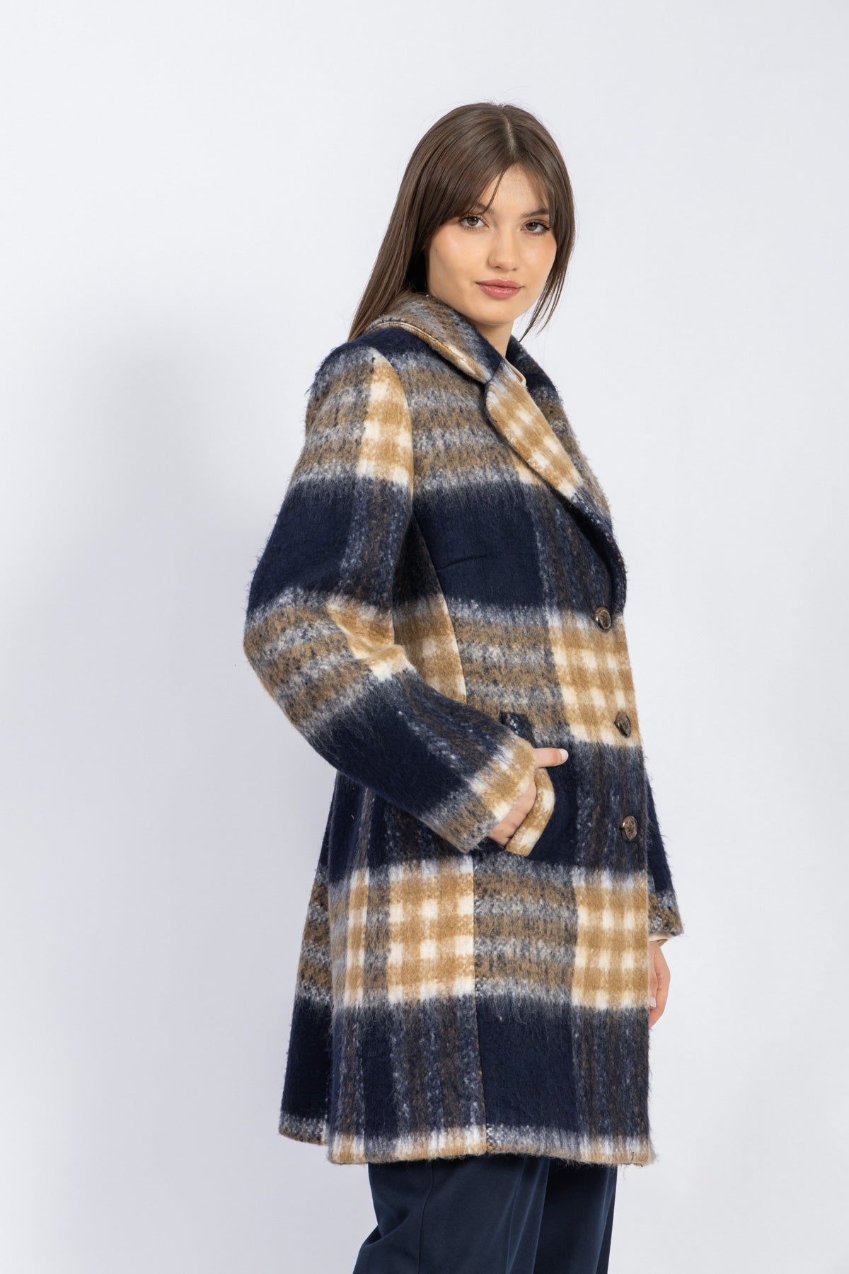 cashmere feel coat
