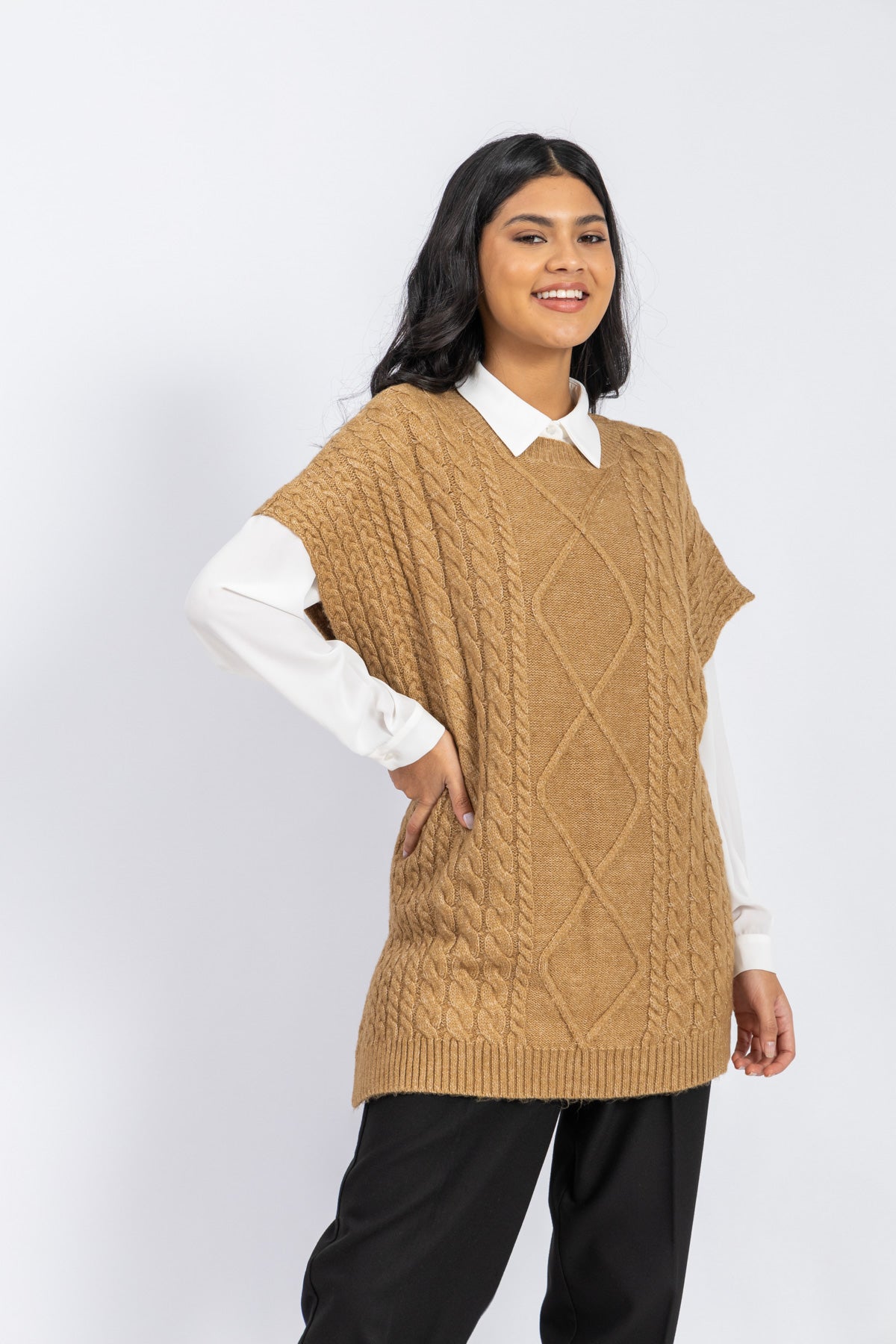 knitwear vest