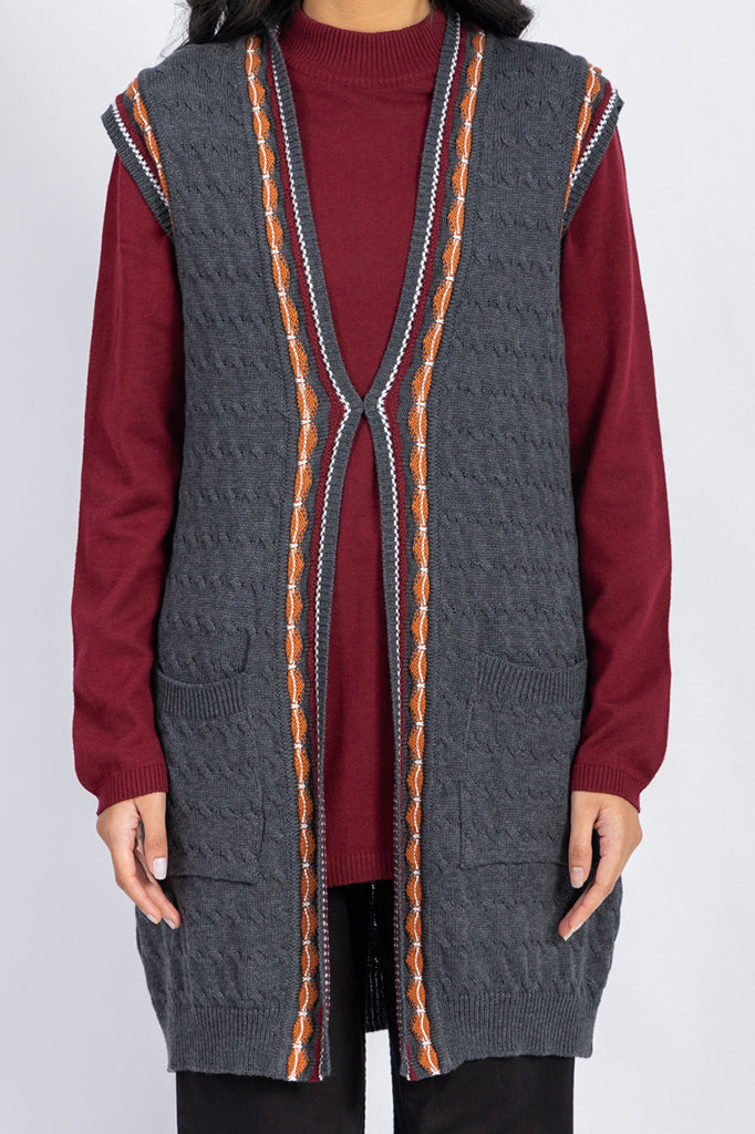 knitwear vest