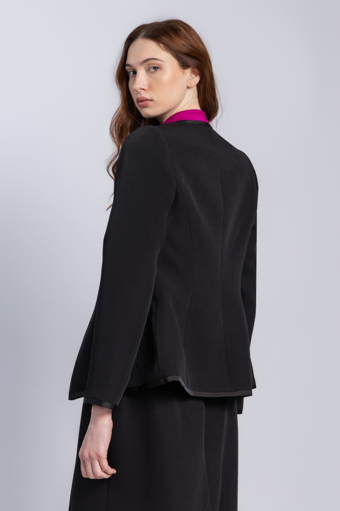 crepe jacket