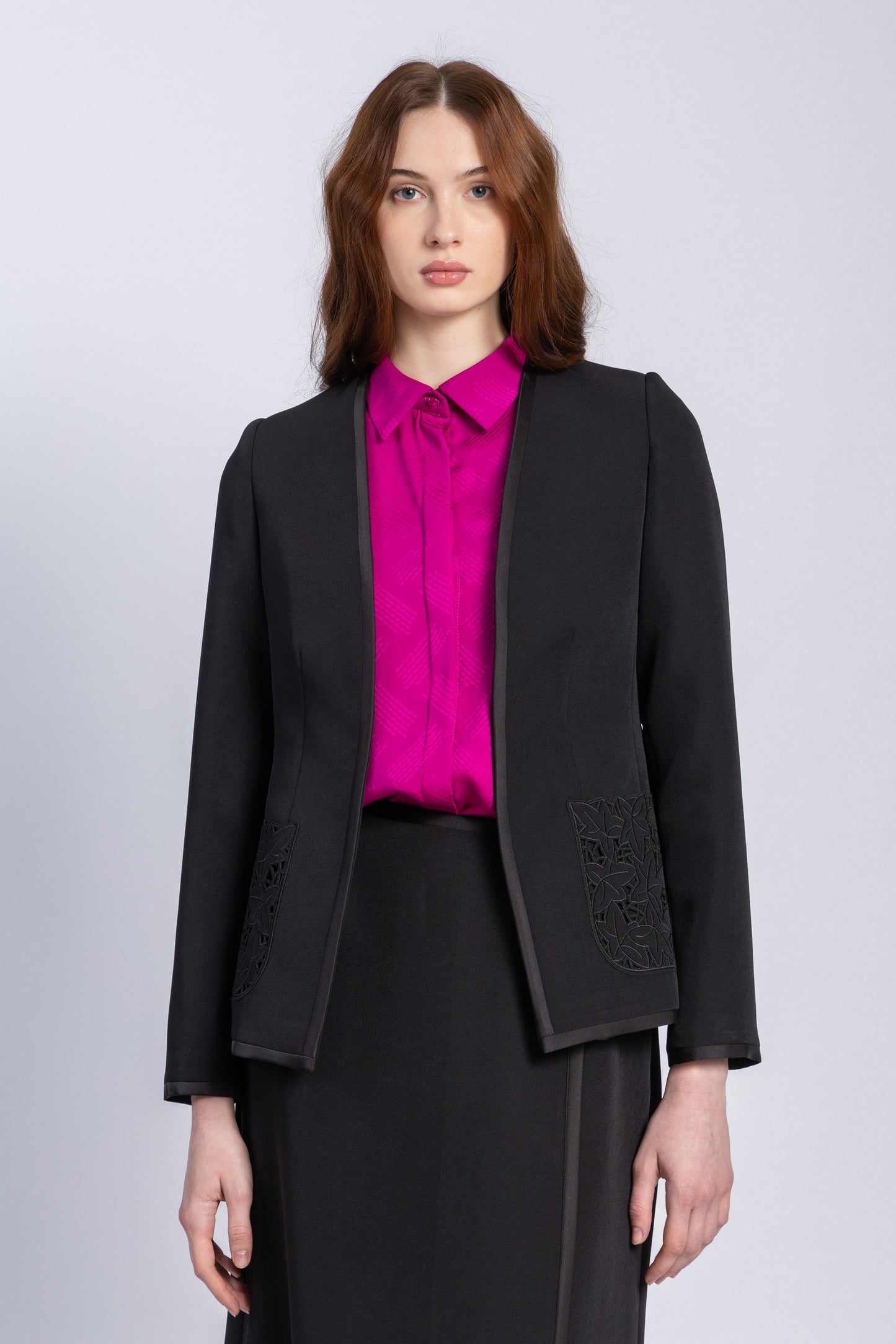 crepe jacket
