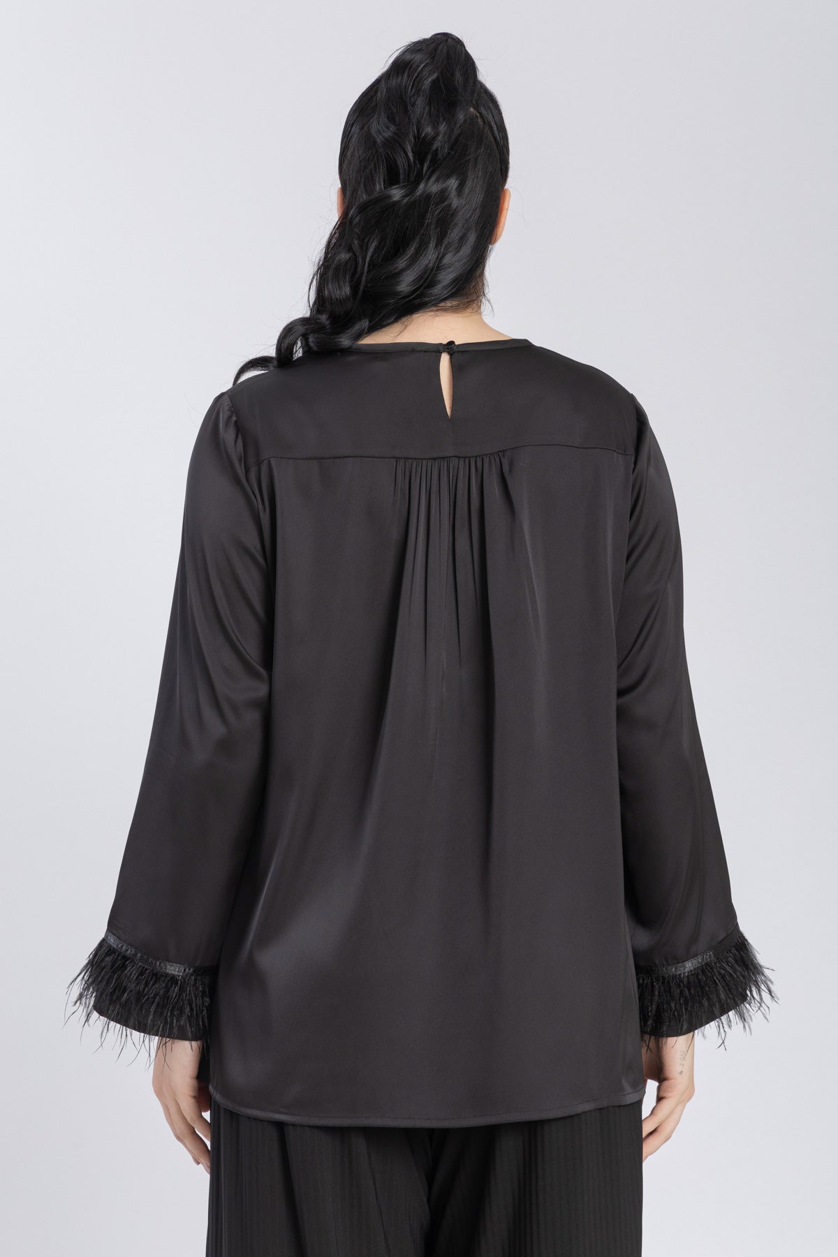 satin blouse