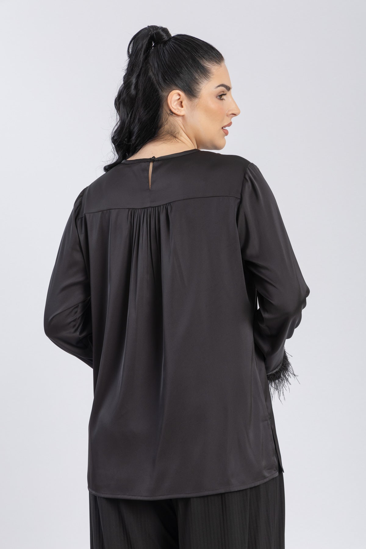 satin blouse
