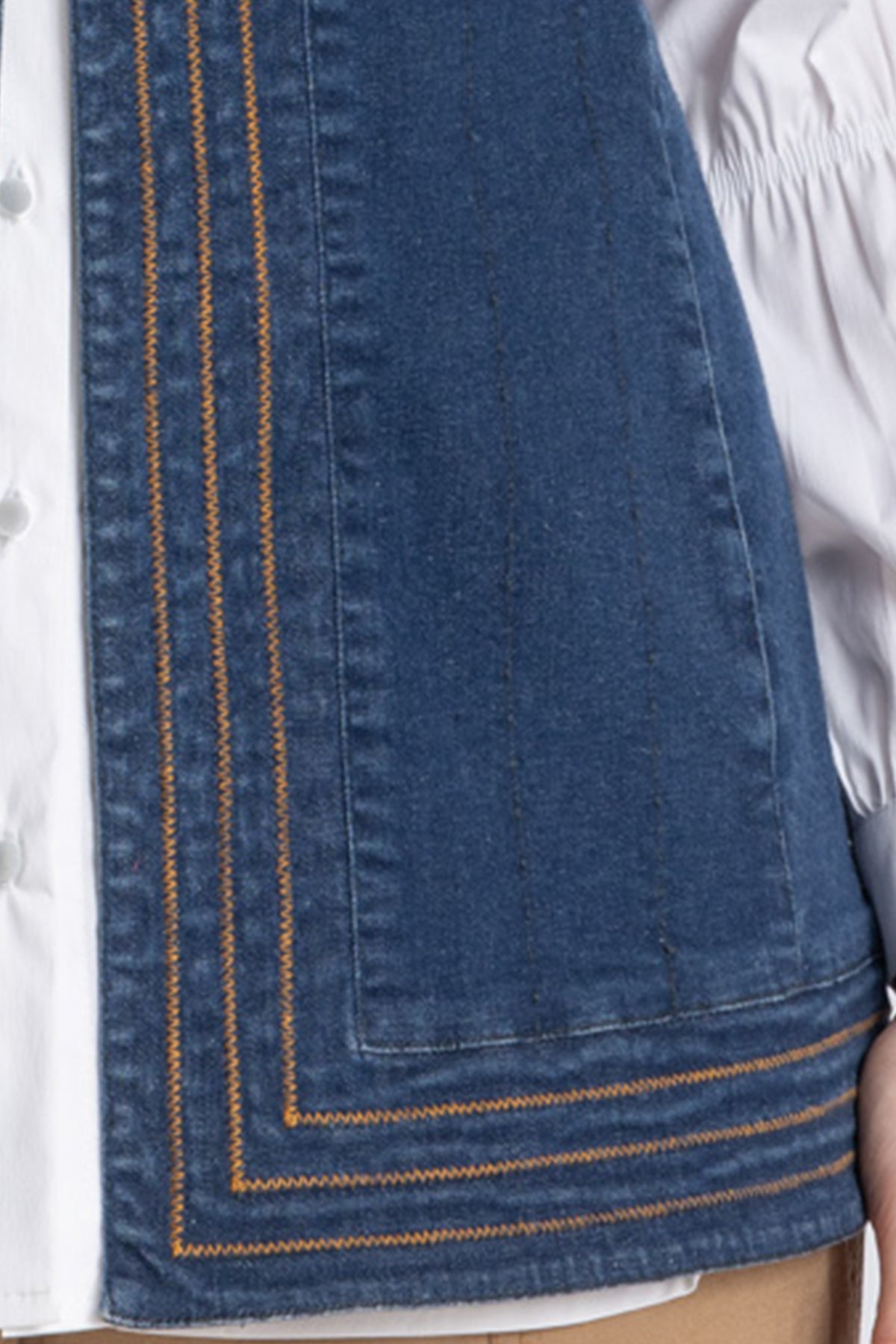 jeans vest