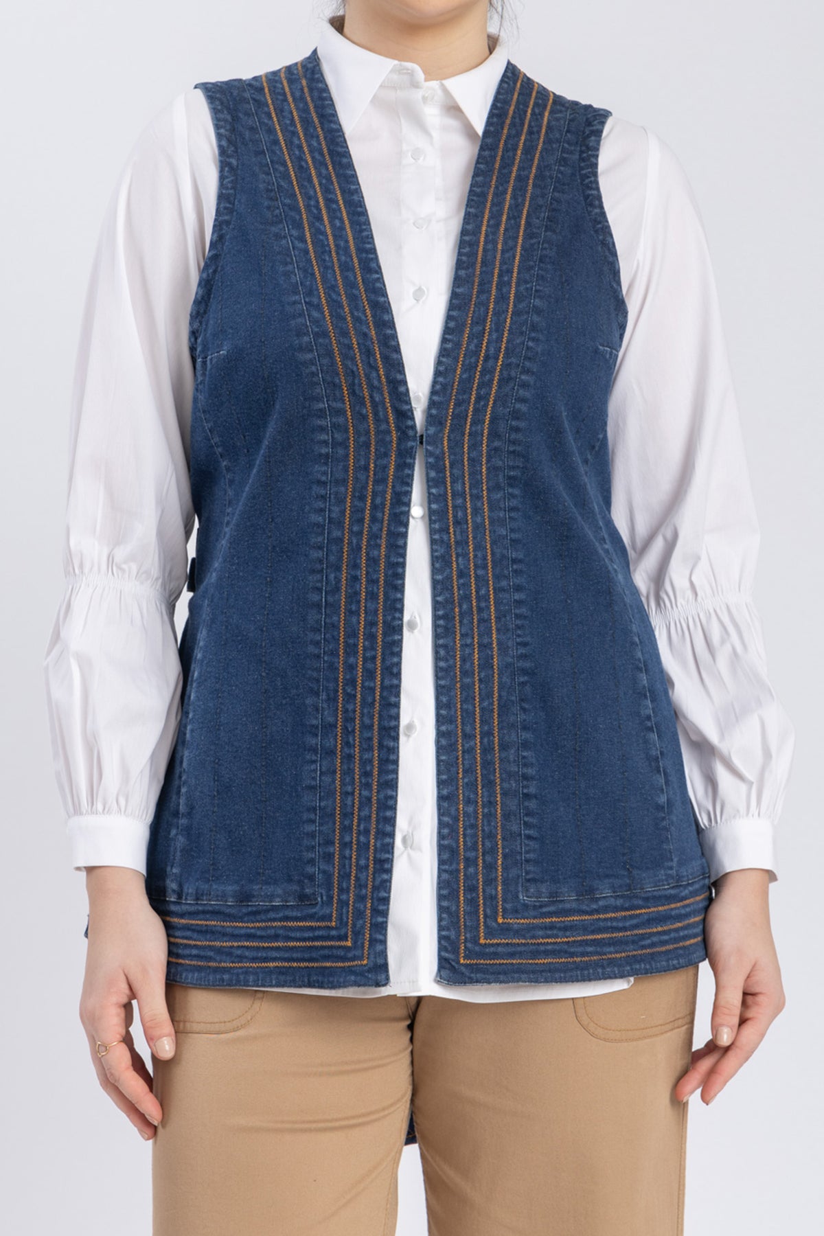 jeans vest
