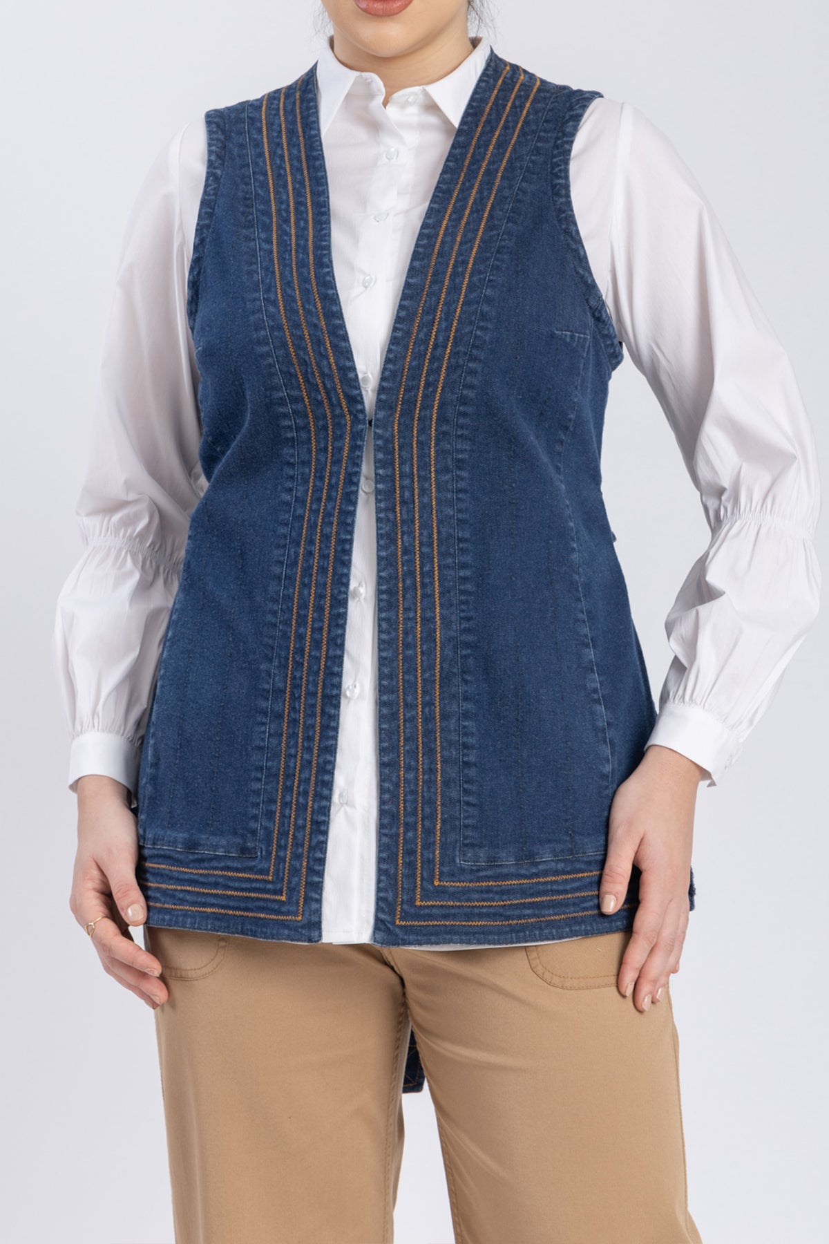 jeans vest