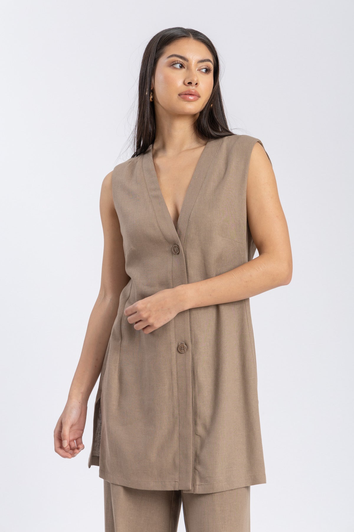 linen vest