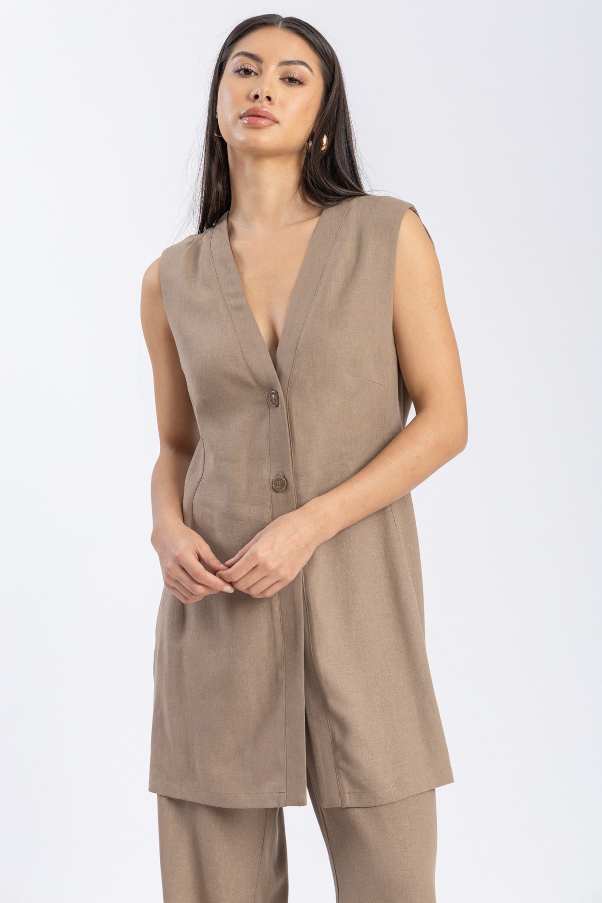 linen vest