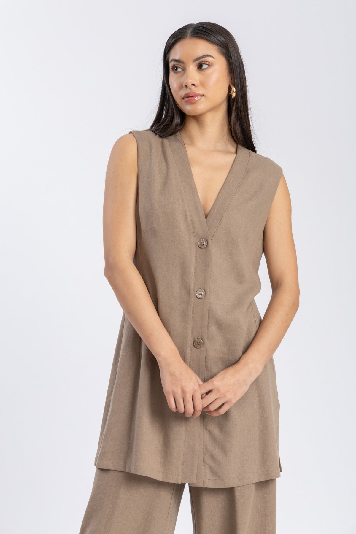 linen vest
