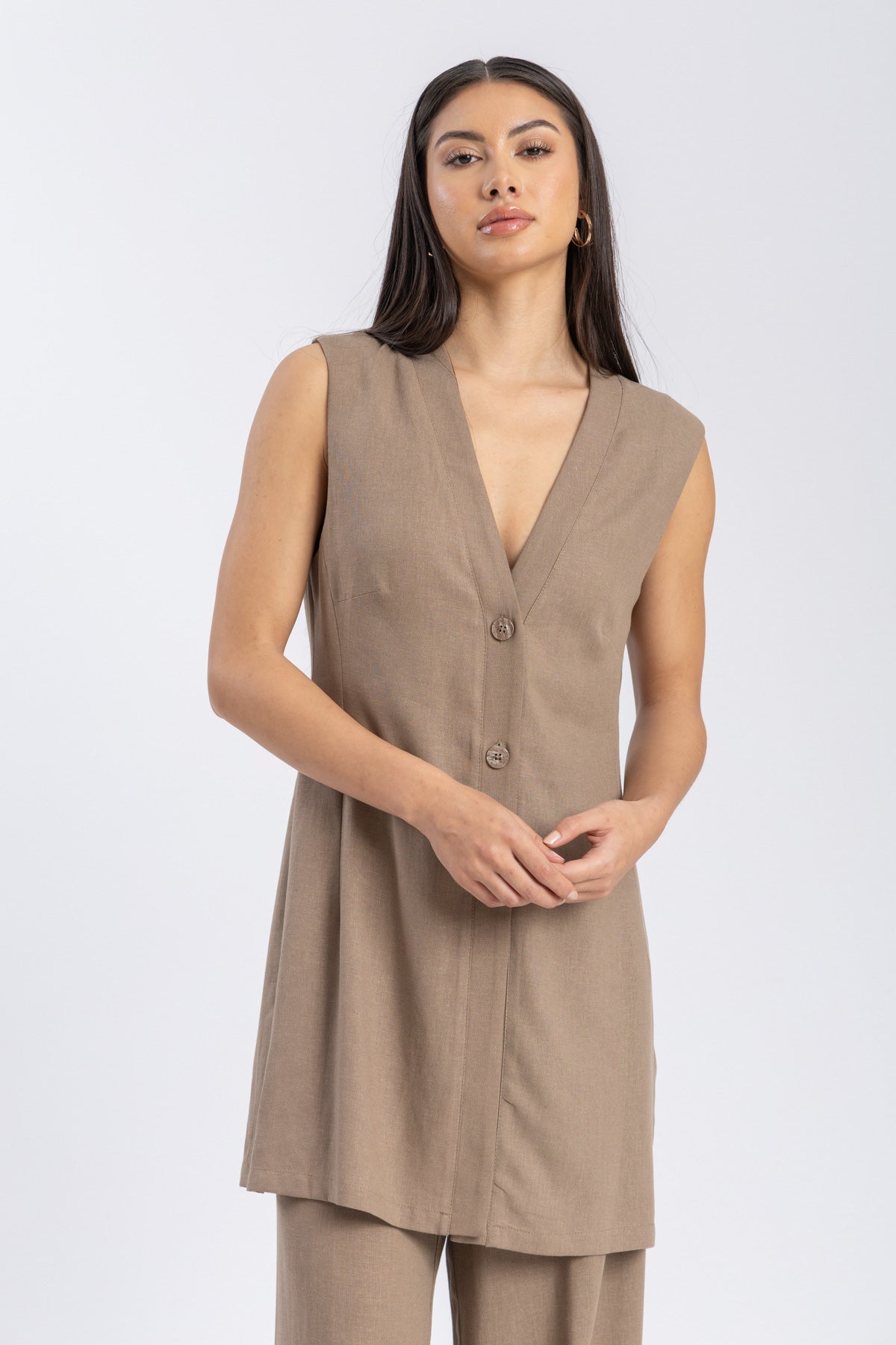 linen vest
