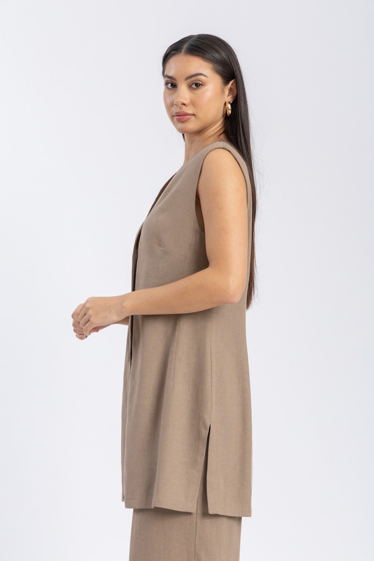 linen vest