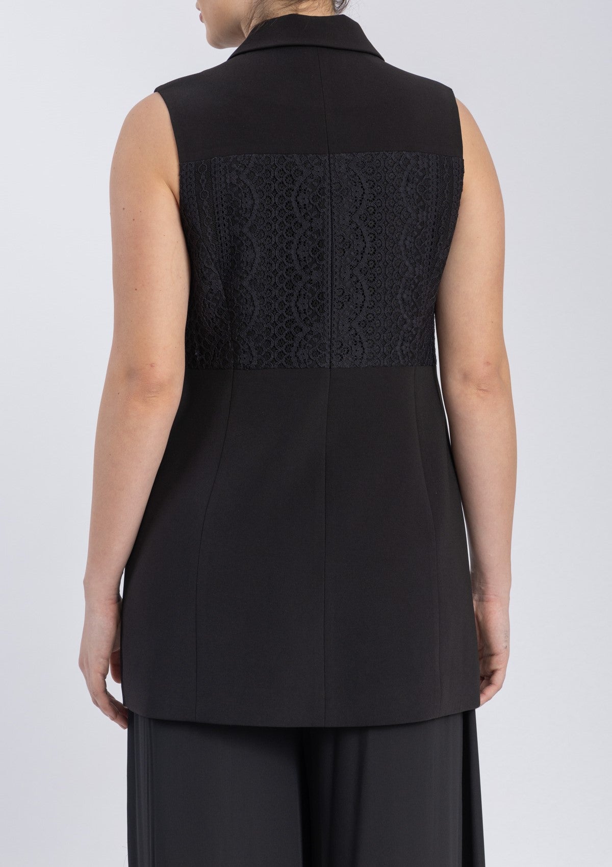 crepe vest