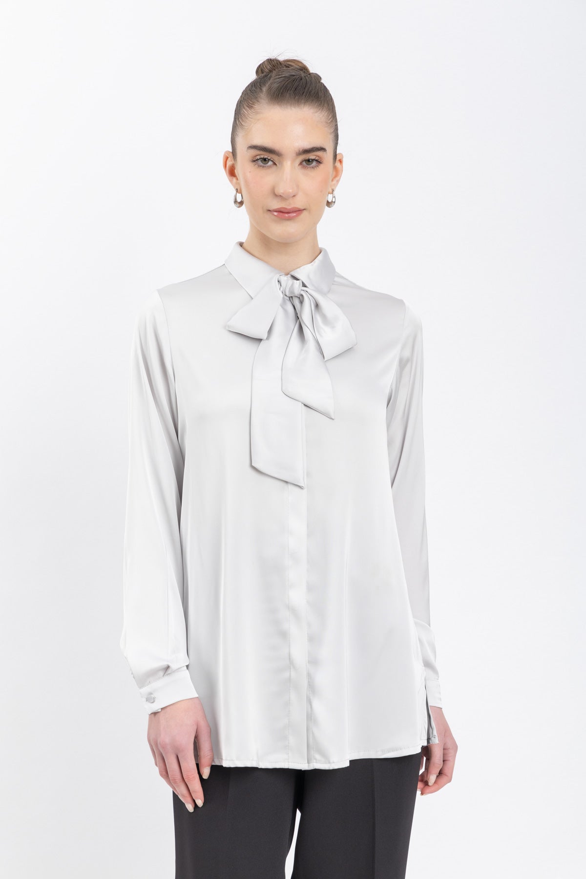 satin shirt