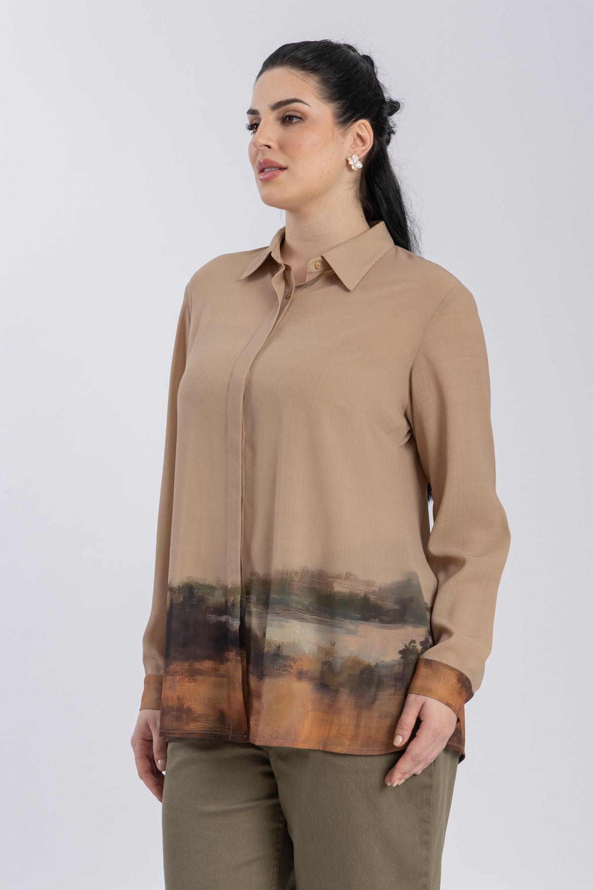chiffon shirt