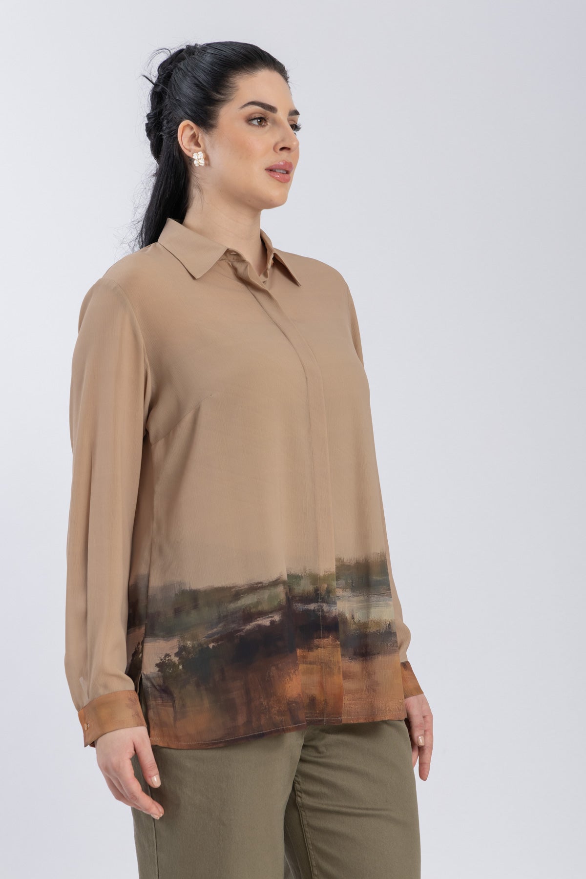 chiffon shirt