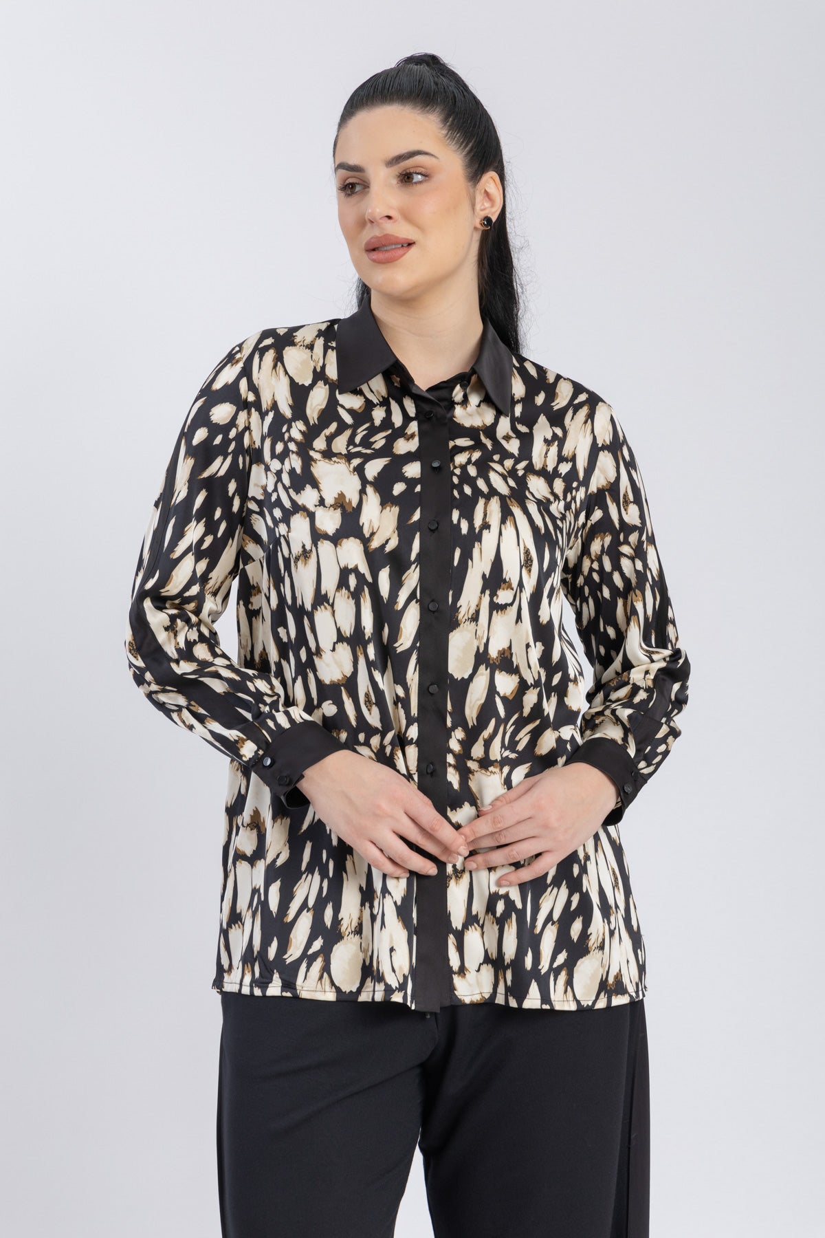 satin shirt