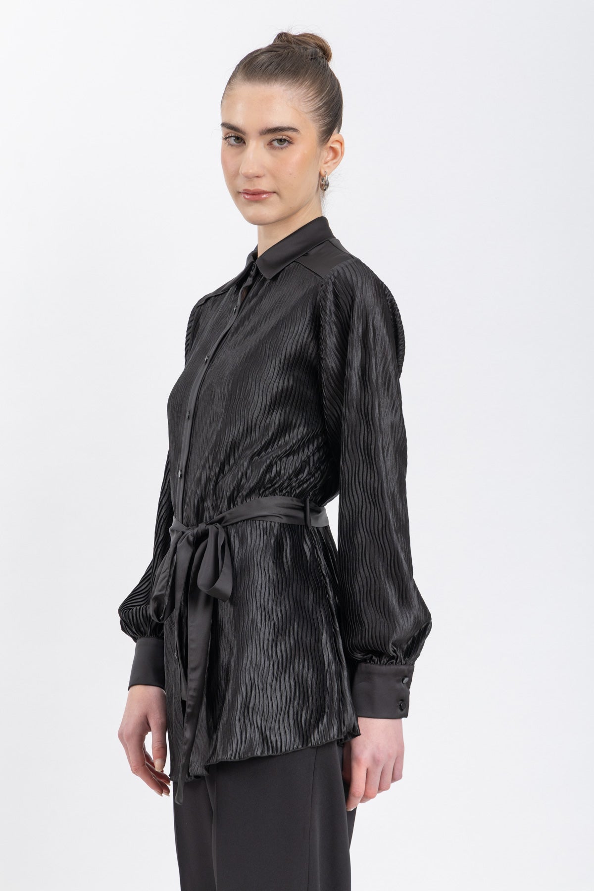 satin shirt