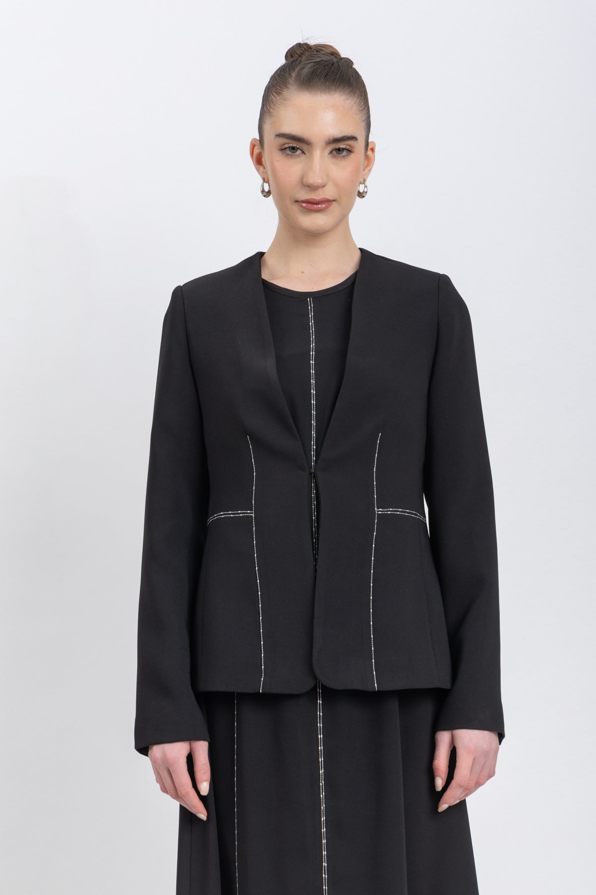 crepe jacket