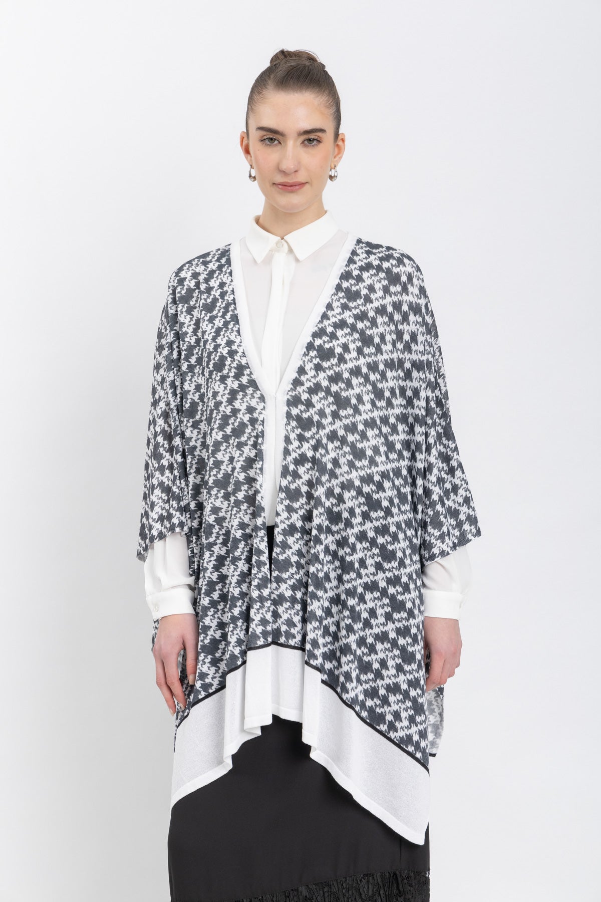 knitwear poncho