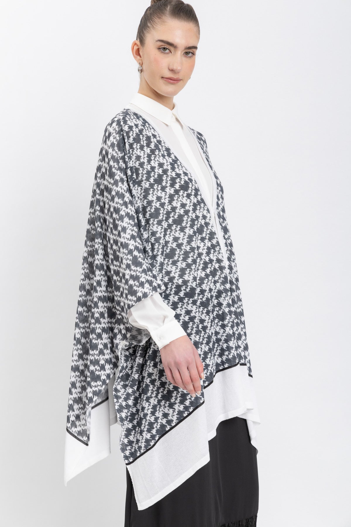 knitwear poncho