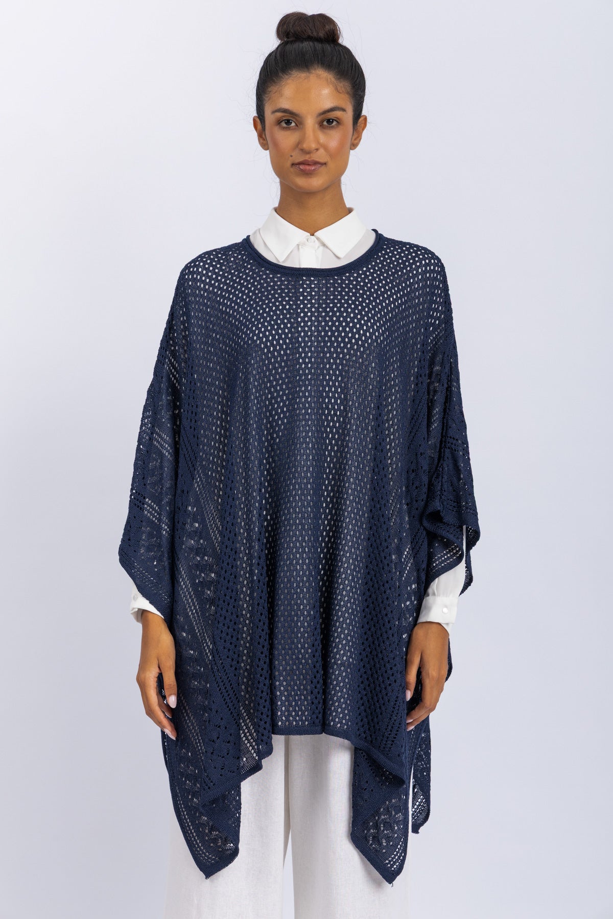 knitwear poncho