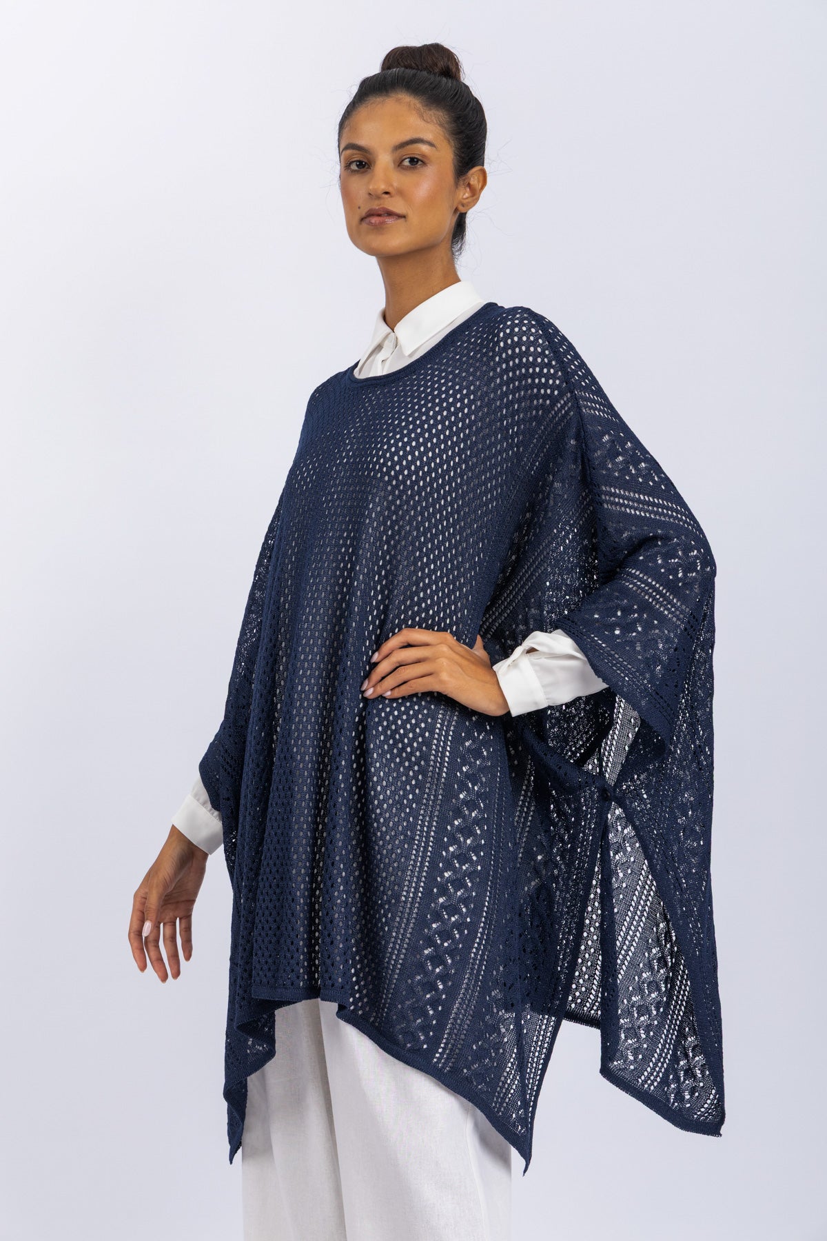 knitwear poncho