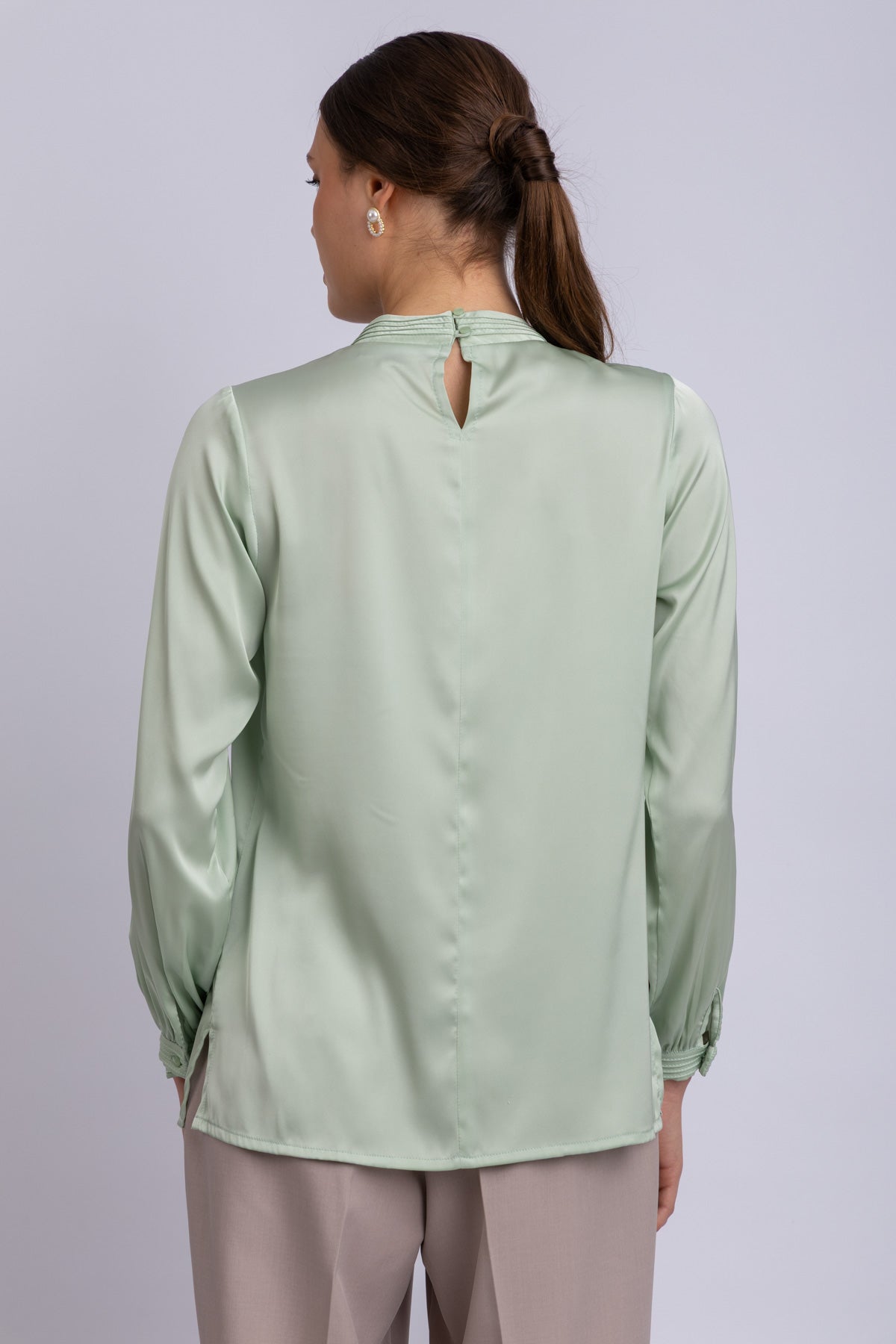 satin blouse
