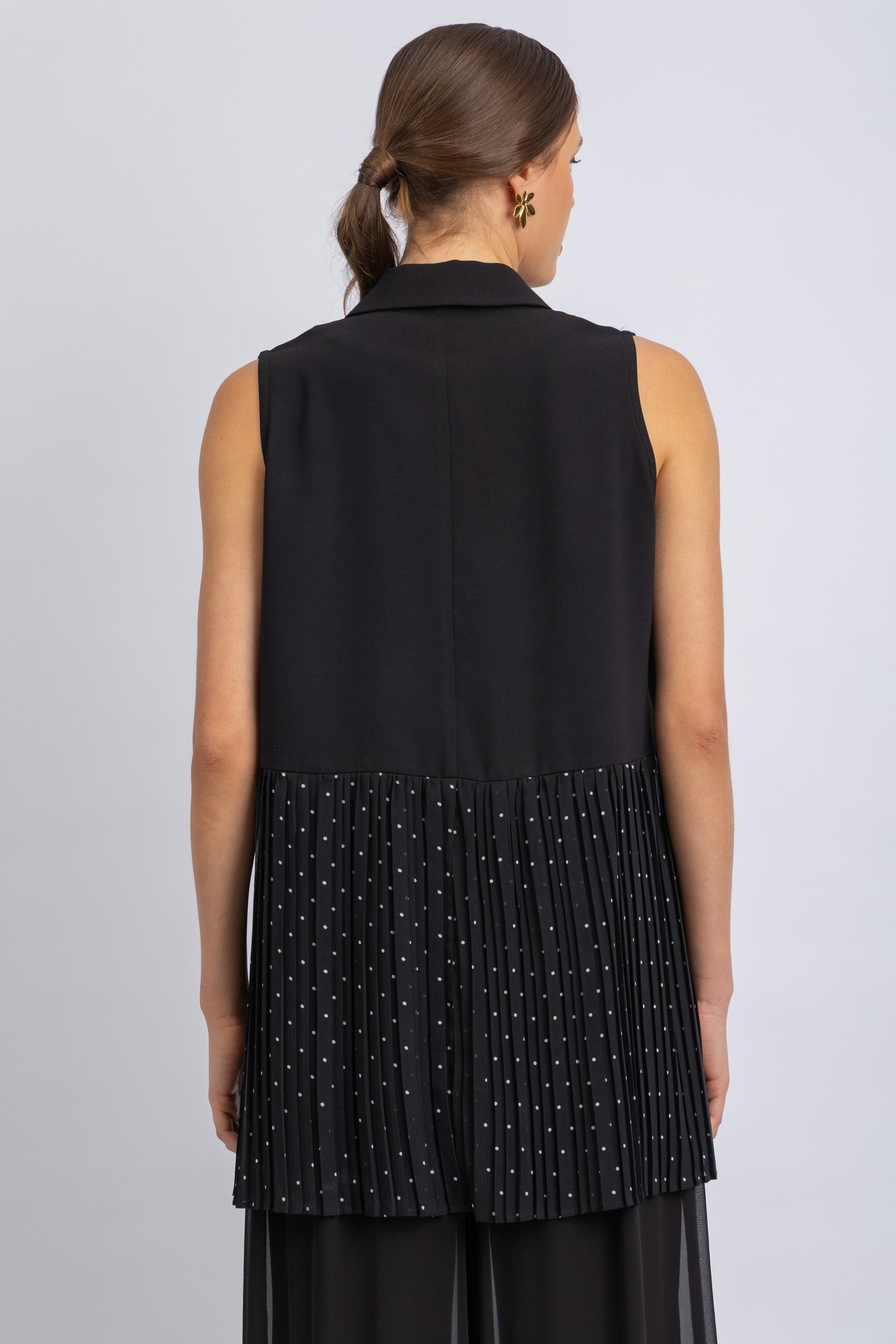 crepe vest