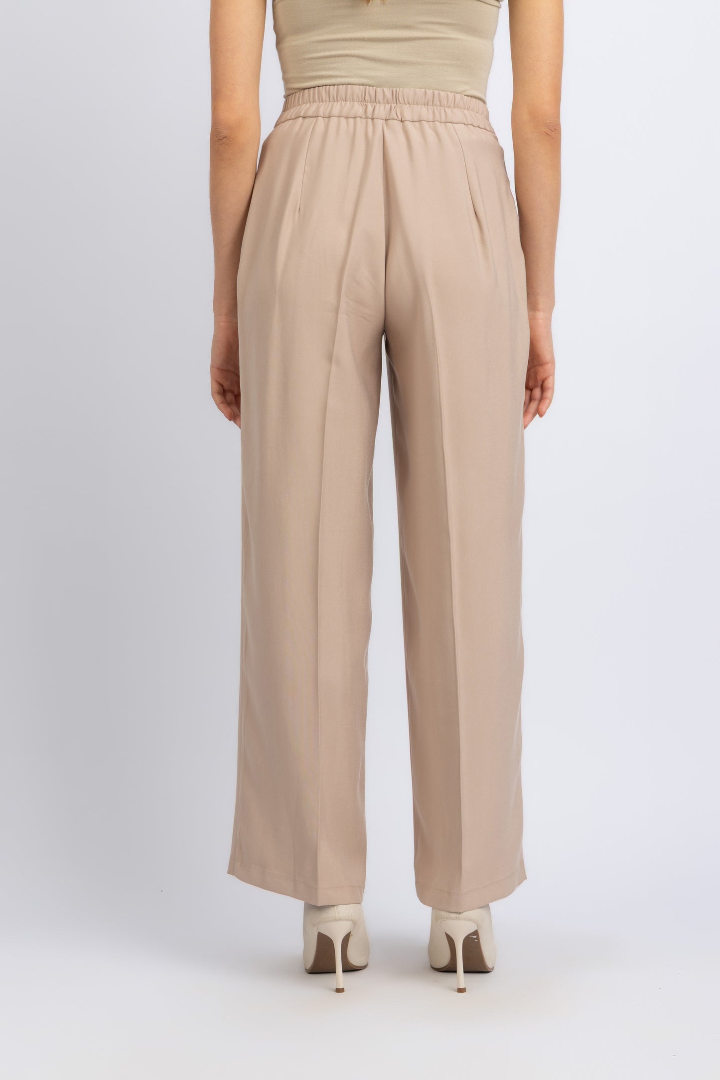 wide cut viscose woven pants