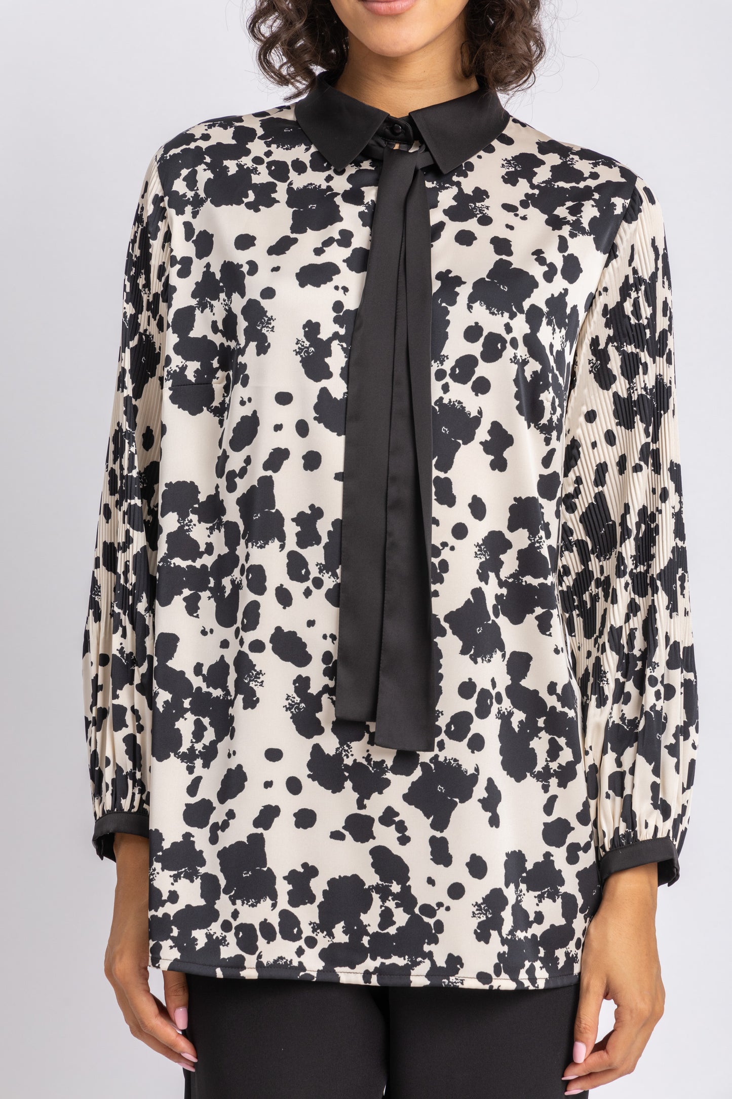 satin blouse