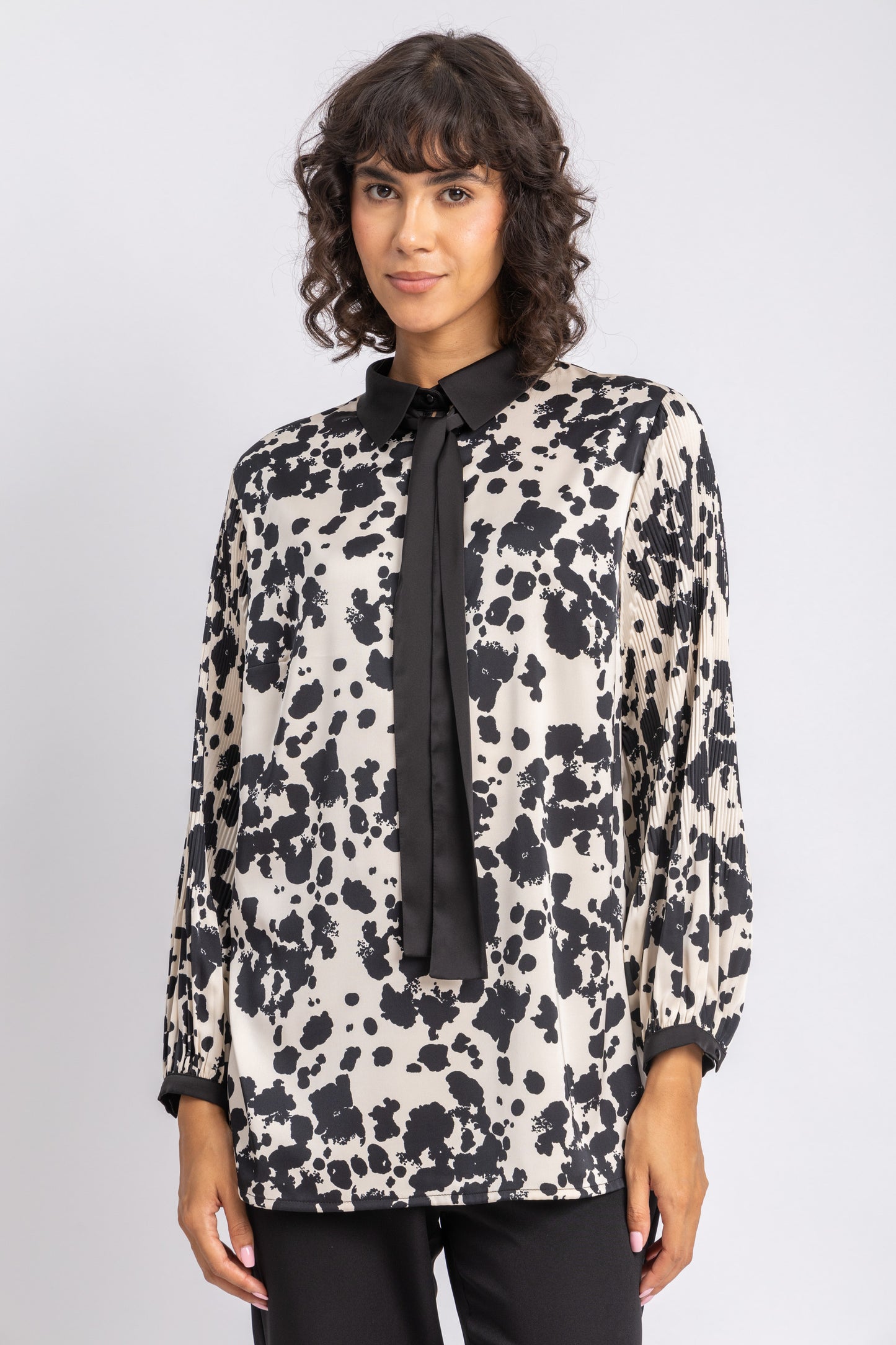 satin blouse