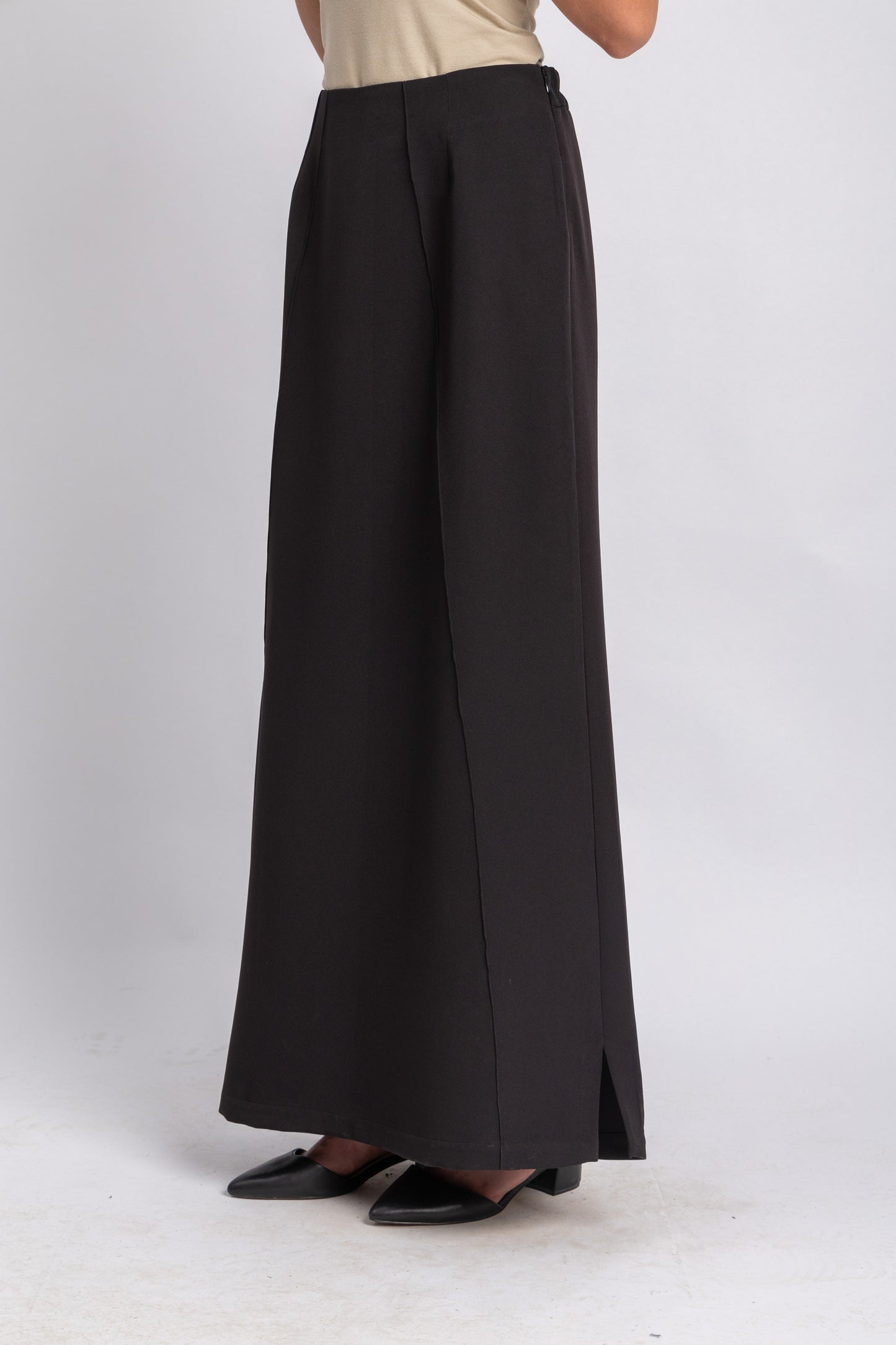 crepe skirt