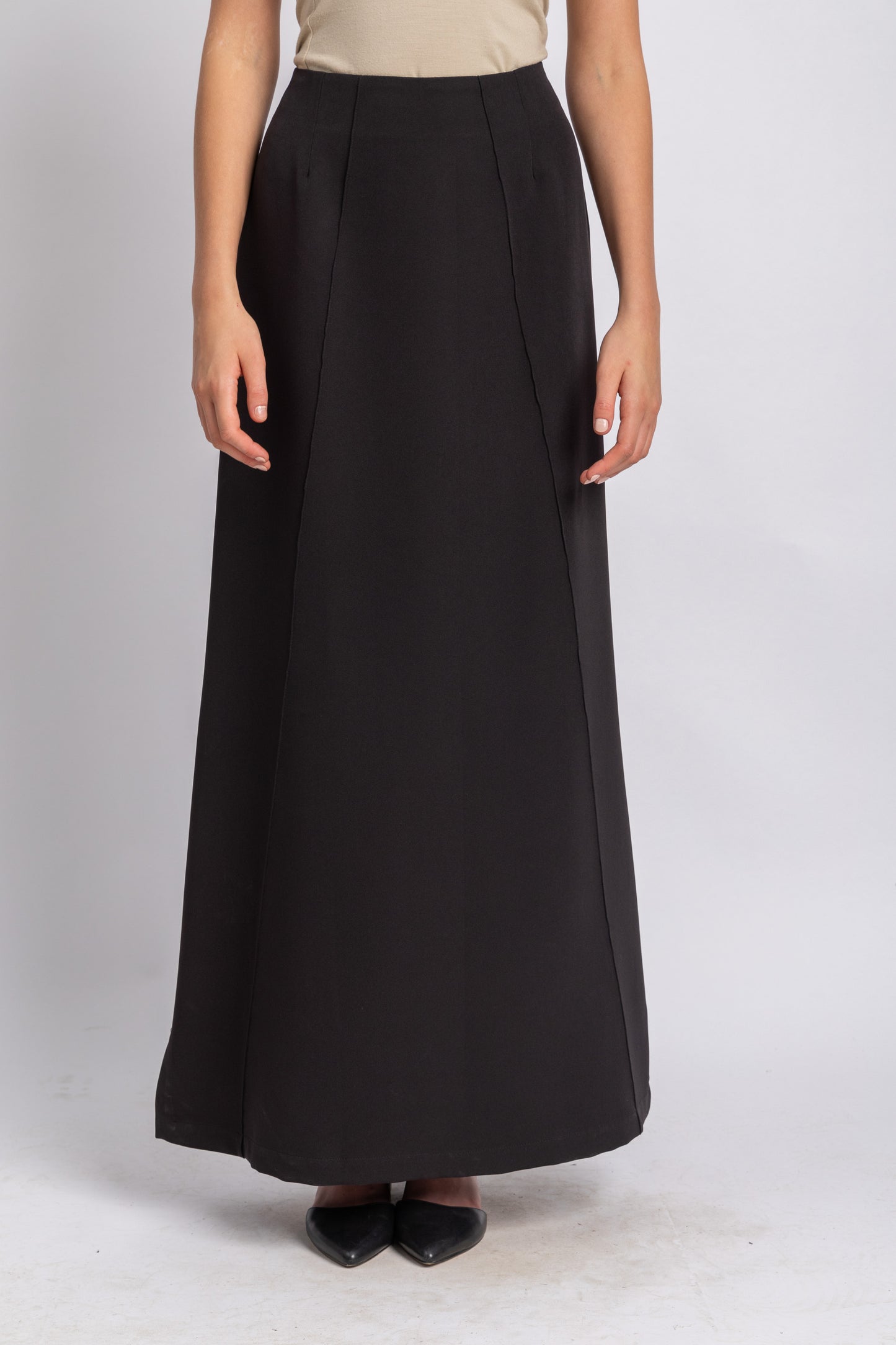 crepe skirt
