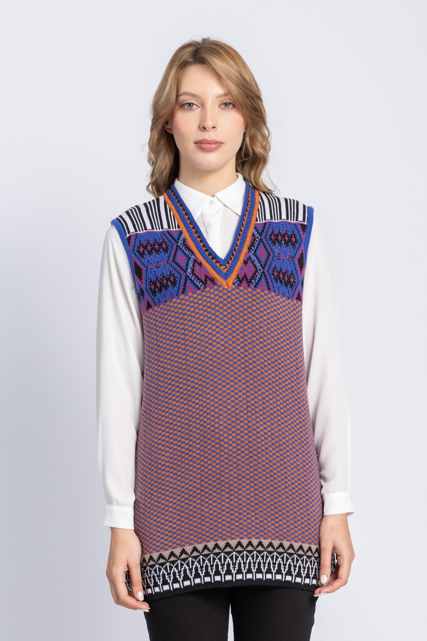knitwear vest