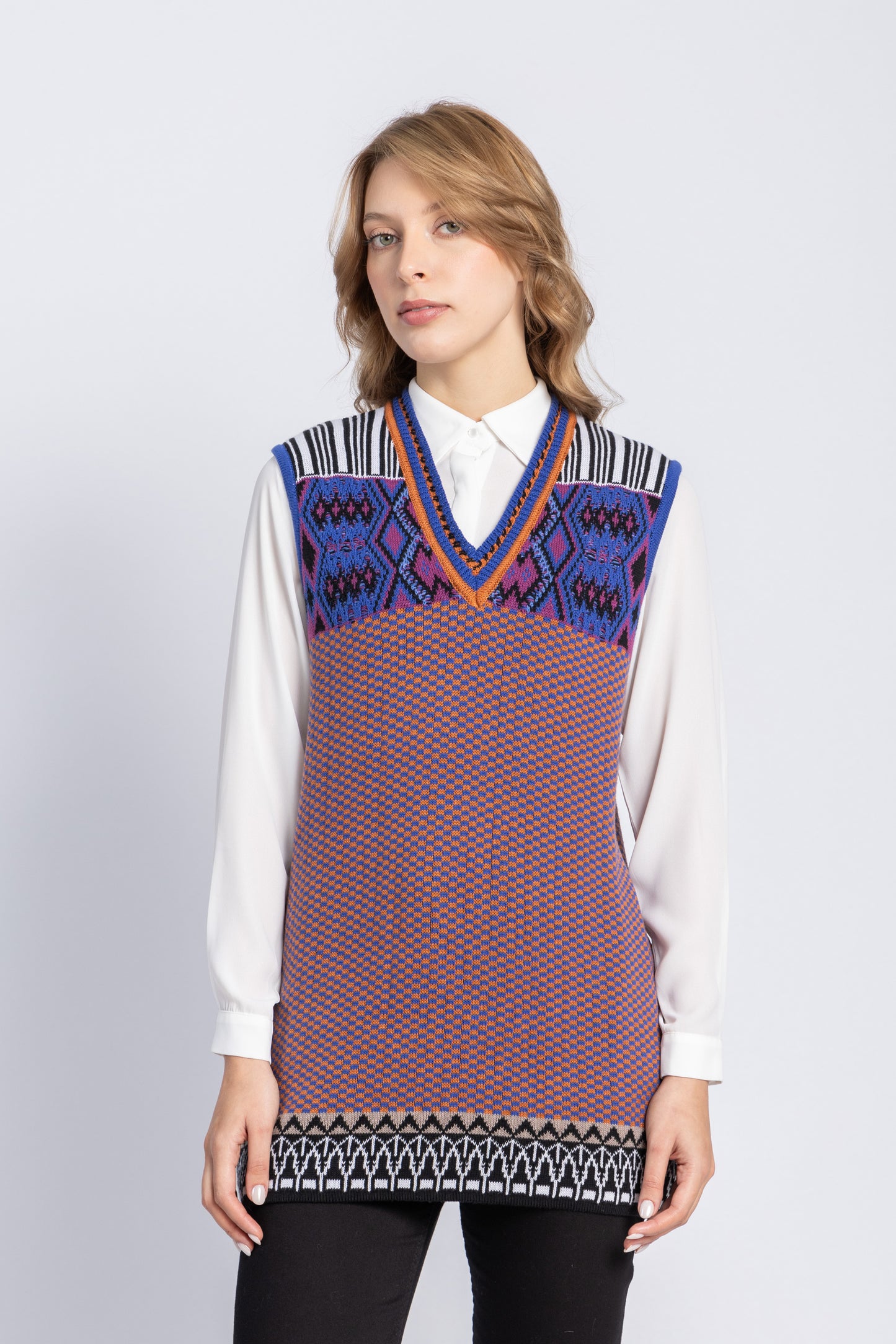 knitwear vest