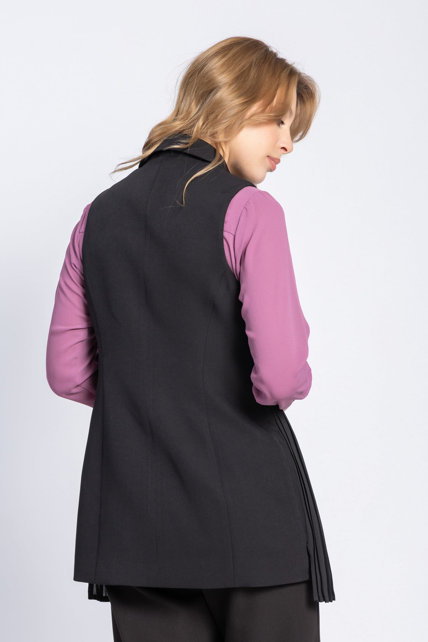 crepe vest