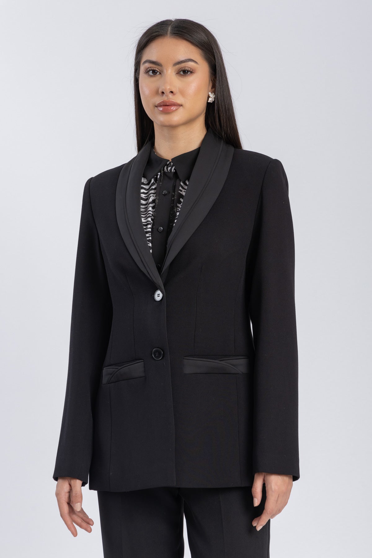 crepe jacket