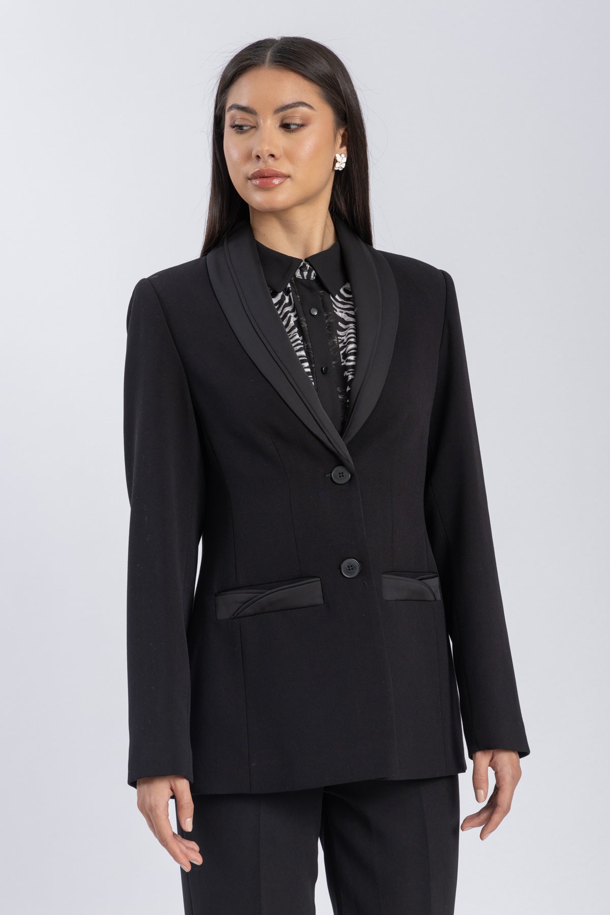 crepe jacket