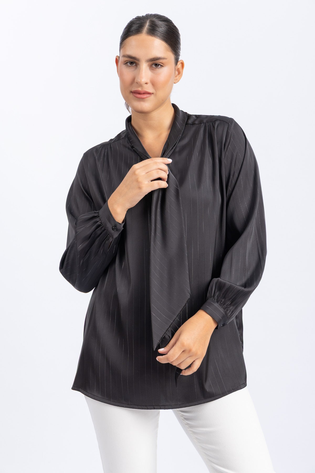 satin blouse