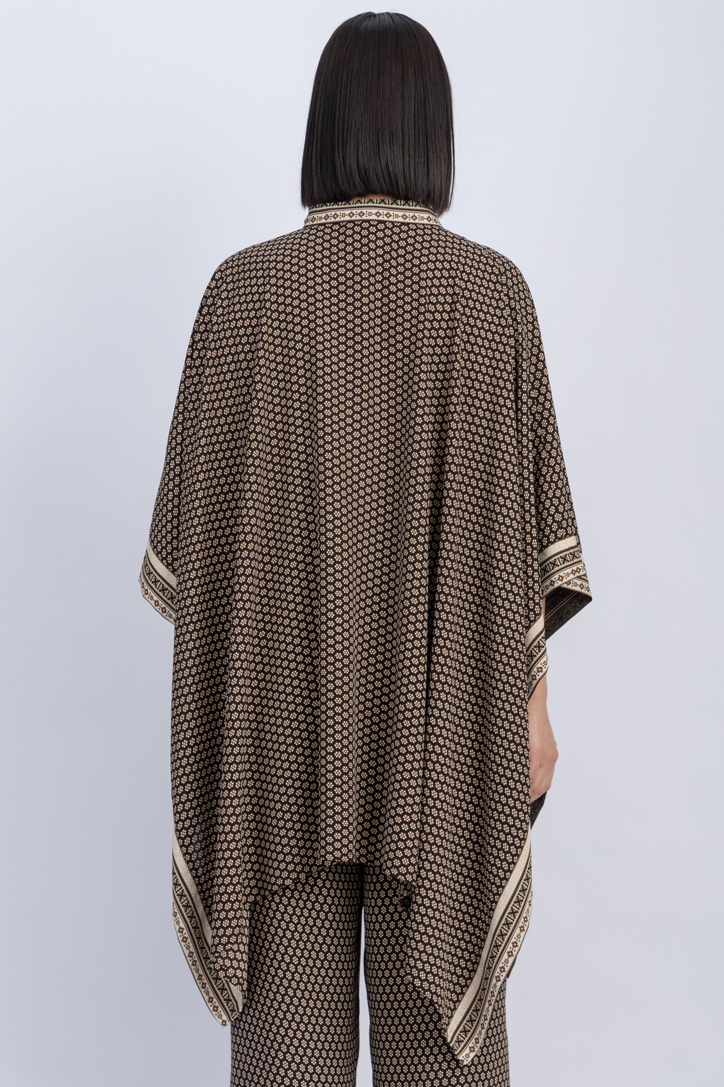 chiffon poncho