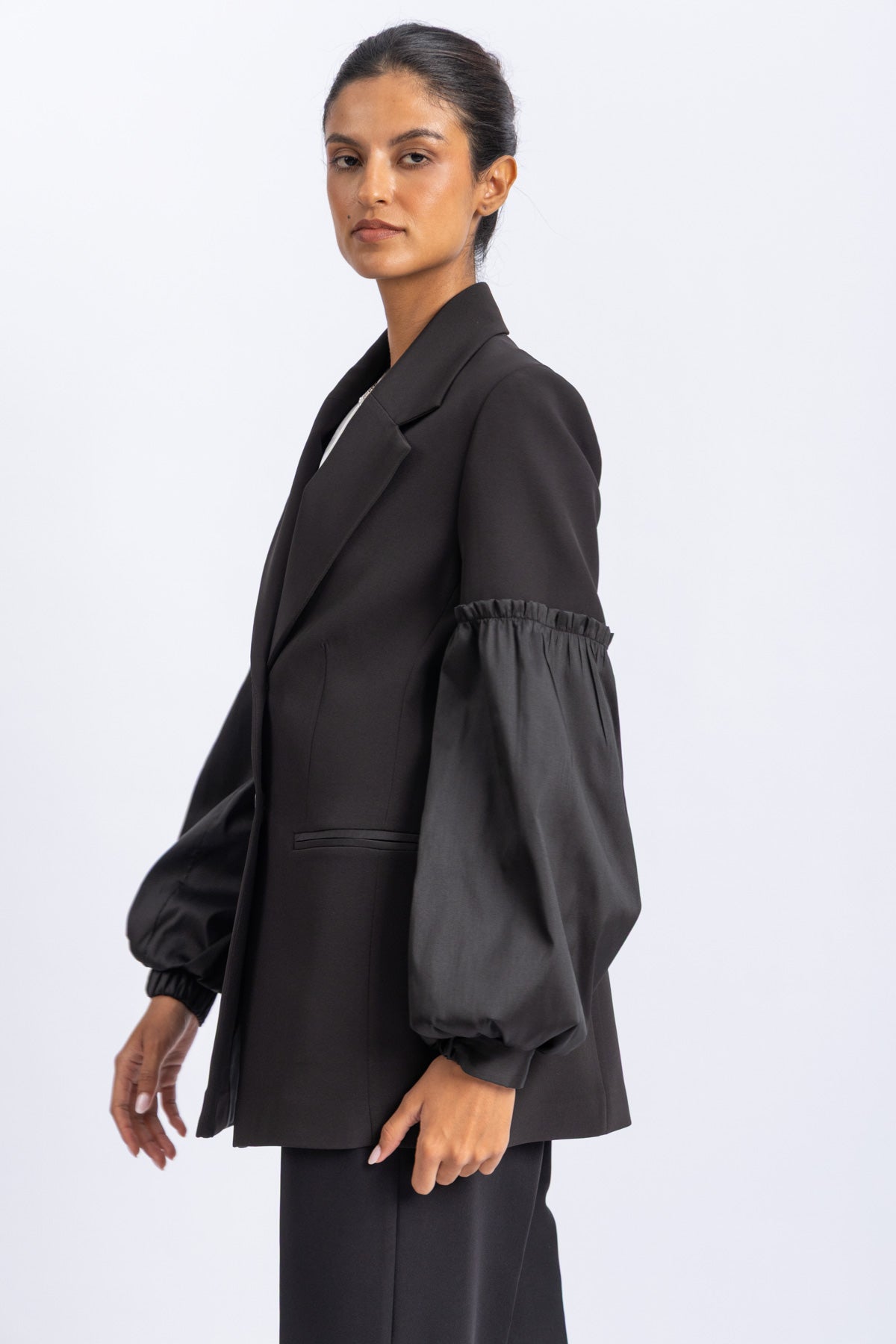 crepe jacket