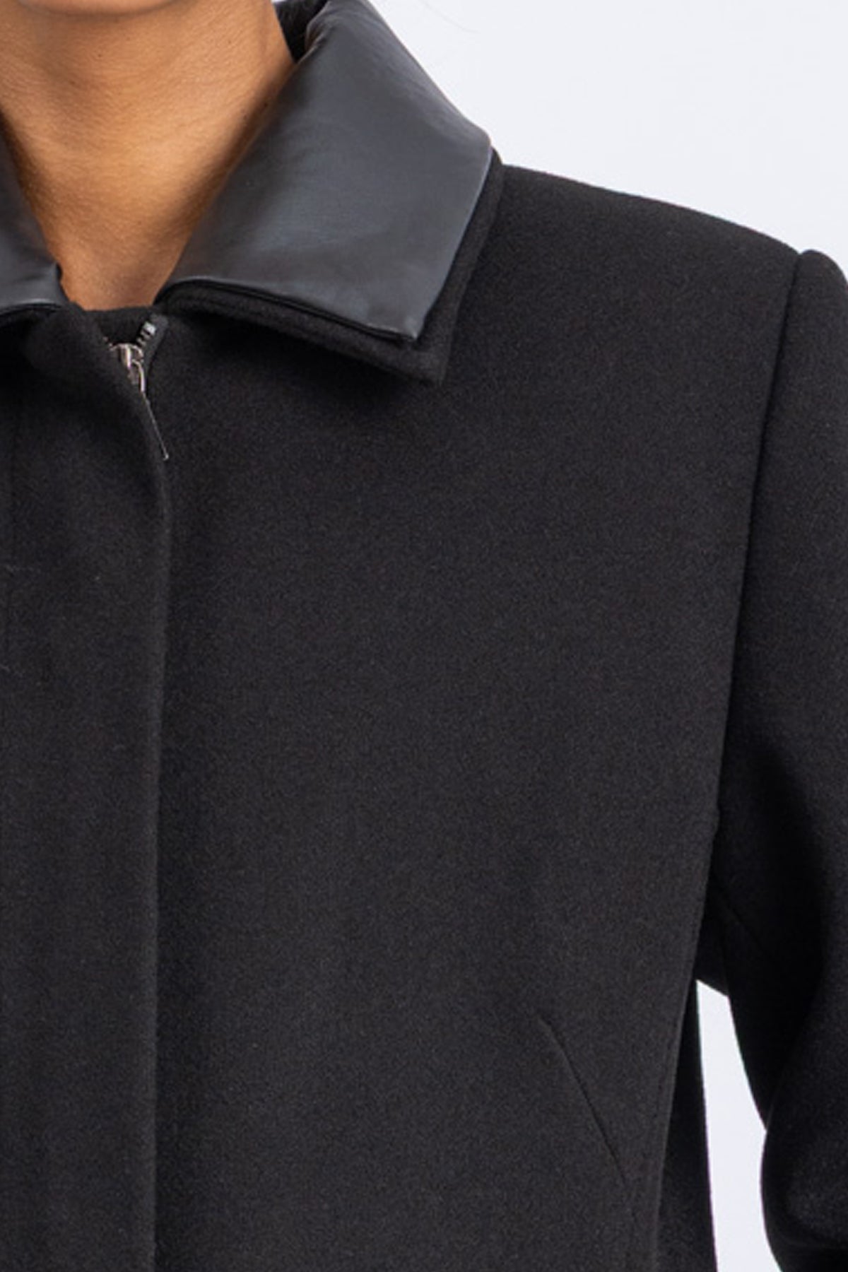 cashmere feel coat