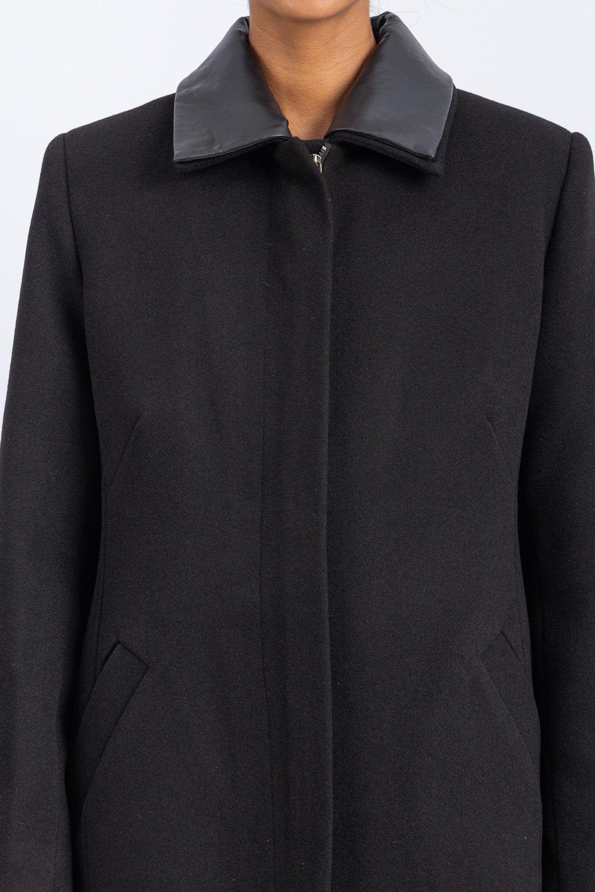 cashmere feel coat