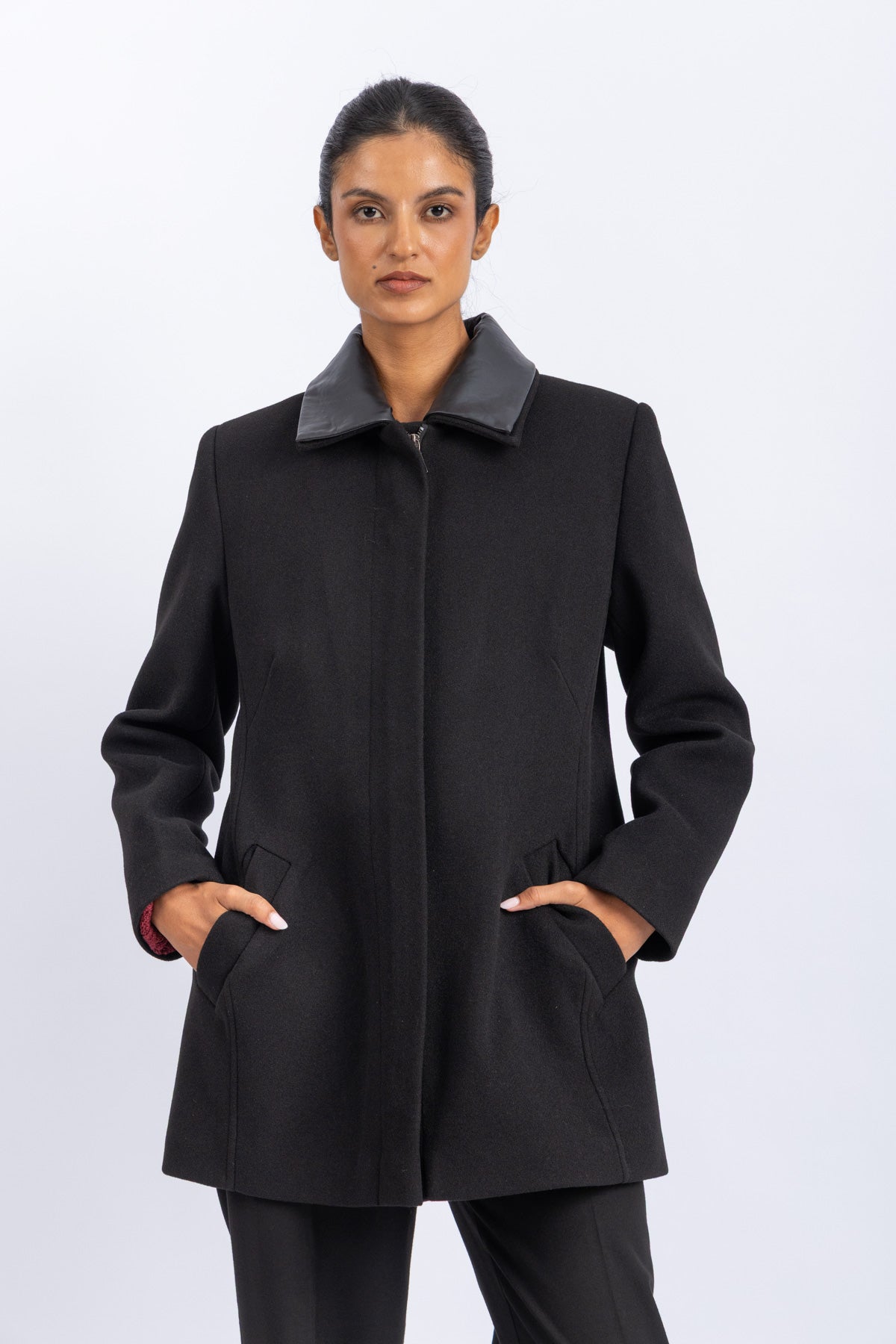 cashmere feel coat