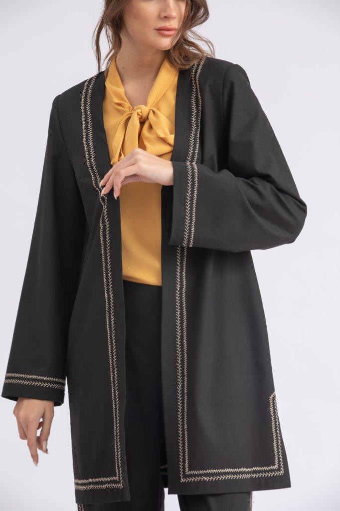 crepe jacket