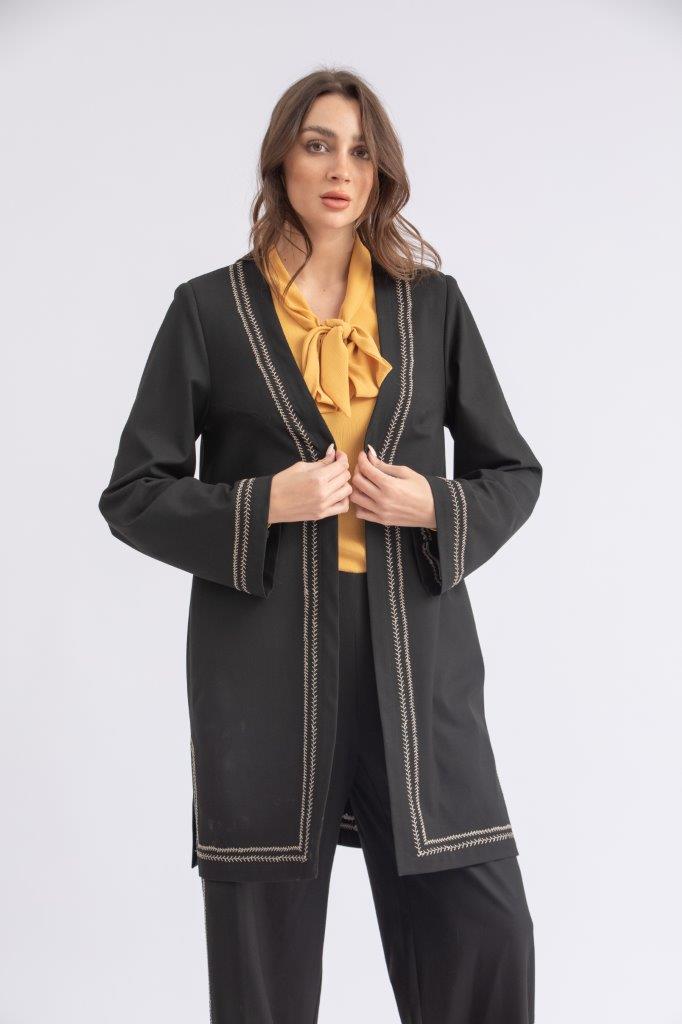 crepe jacket