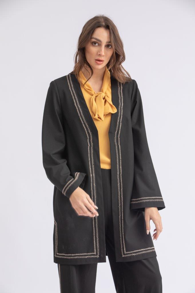 crepe jacket
